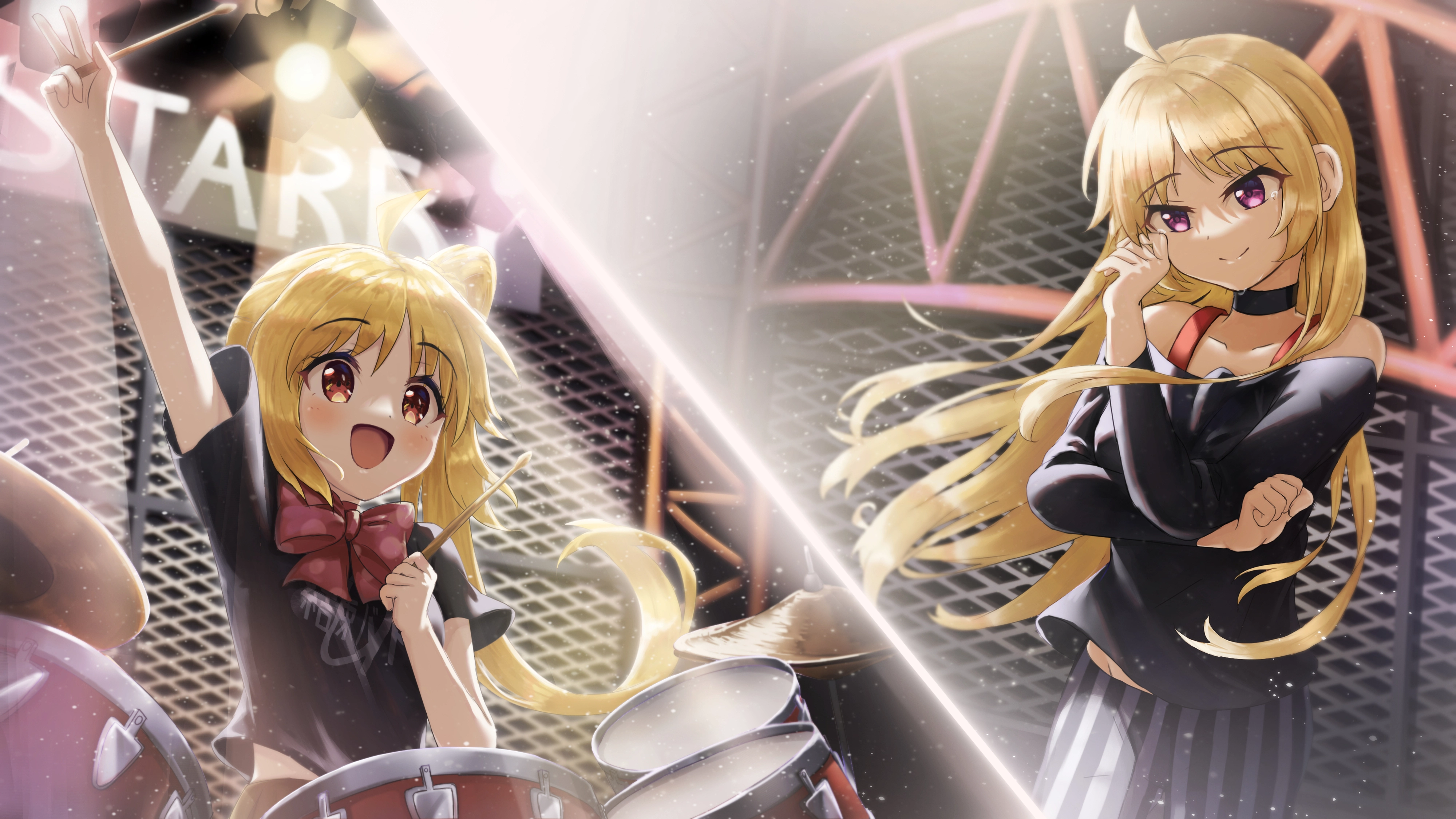 孤独摇滚 后藤独 伊地知虹夏 山田凉 喜多郁代 电脑壁纸,第1张