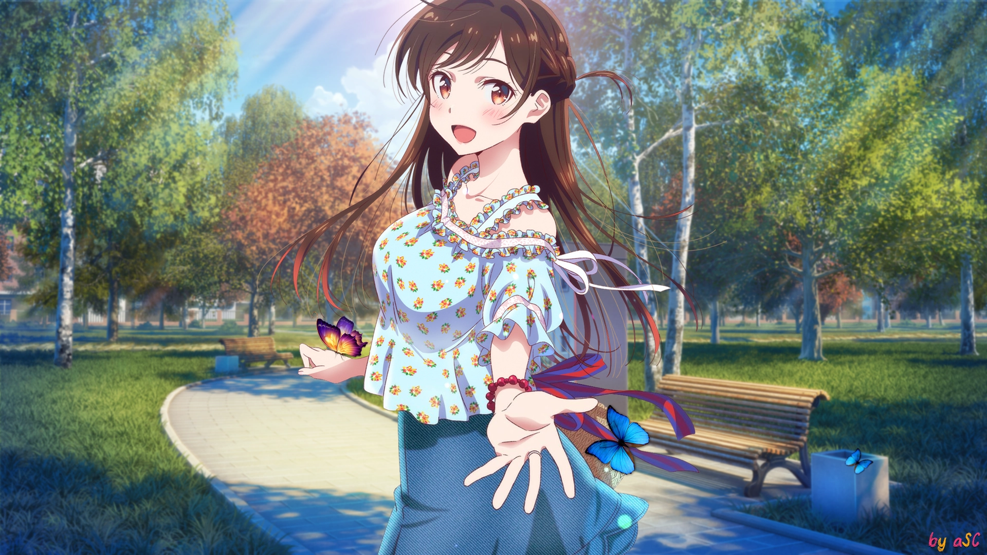 租借女友 水原千鹤 七海麻美 更科瑠夏 樱泽墨 八重森弥妮 图片壁纸,第1张