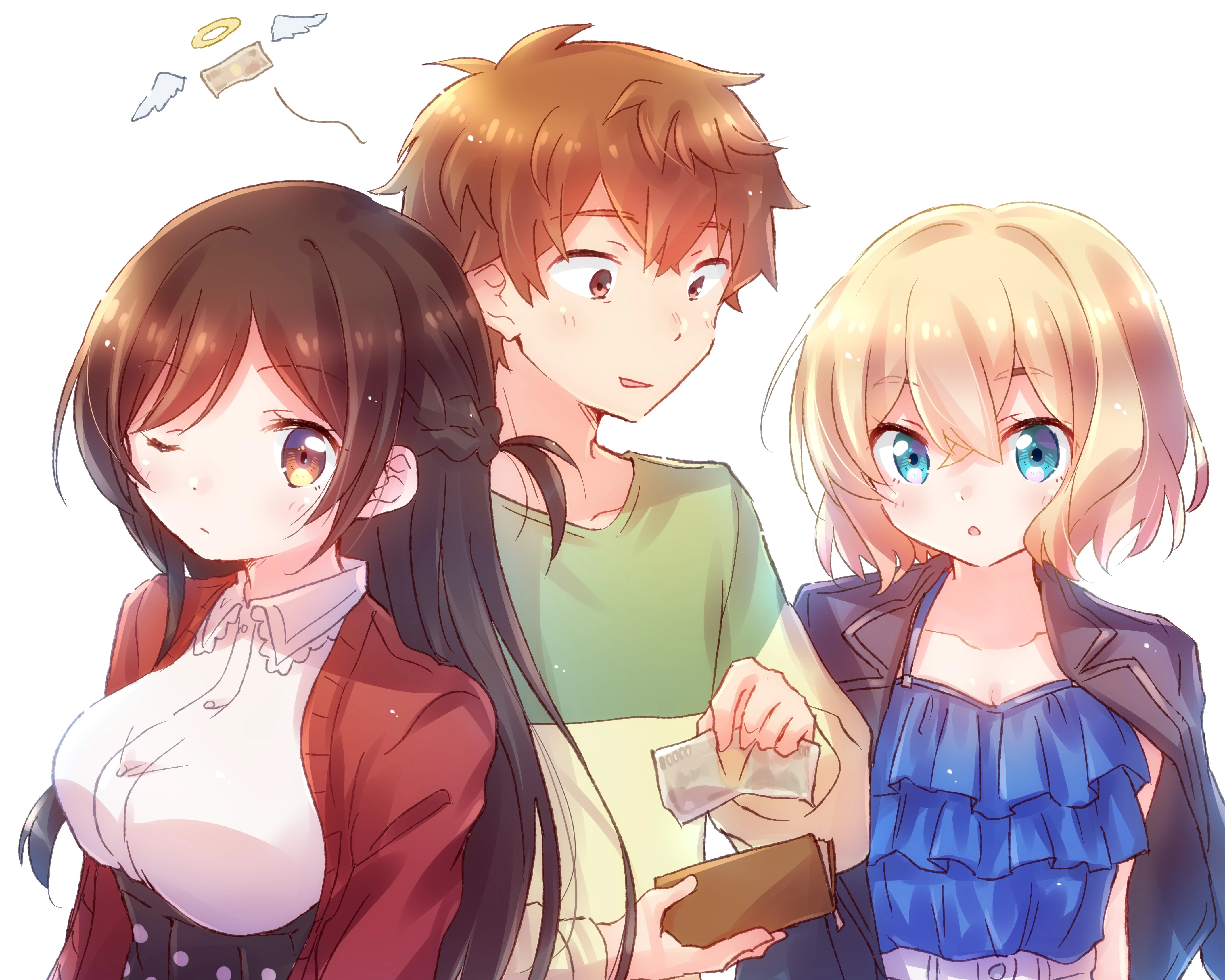 租借女友 水原千鹤 七海麻美 更科瑠夏 樱泽墨 八重森弥妮 图片壁纸,第1张