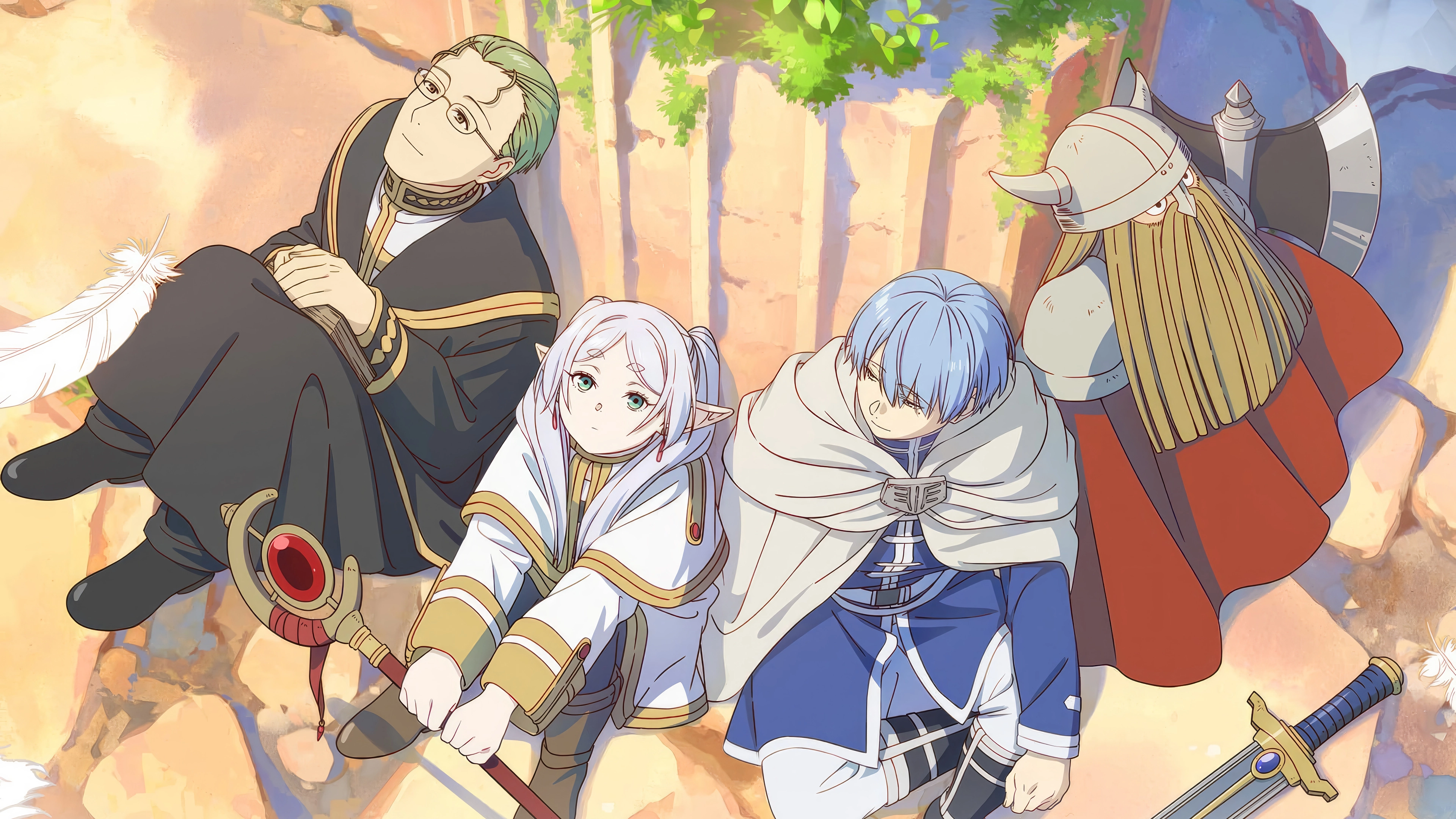 芙莉莲 菲伦 动漫动画 日漫电脑桌面壁纸,第1张