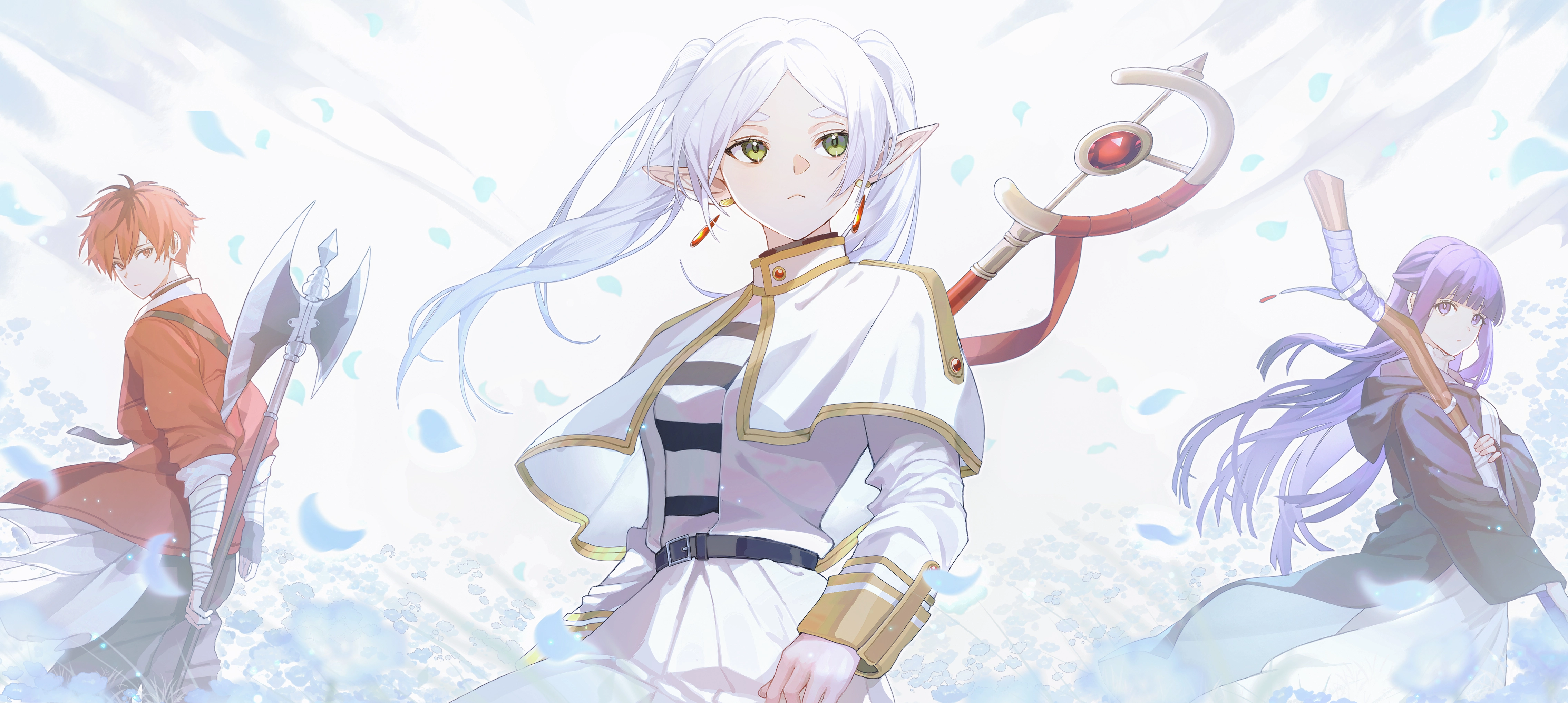 芙莉莲 菲伦 动漫动画 日漫电脑桌面壁纸,第1张