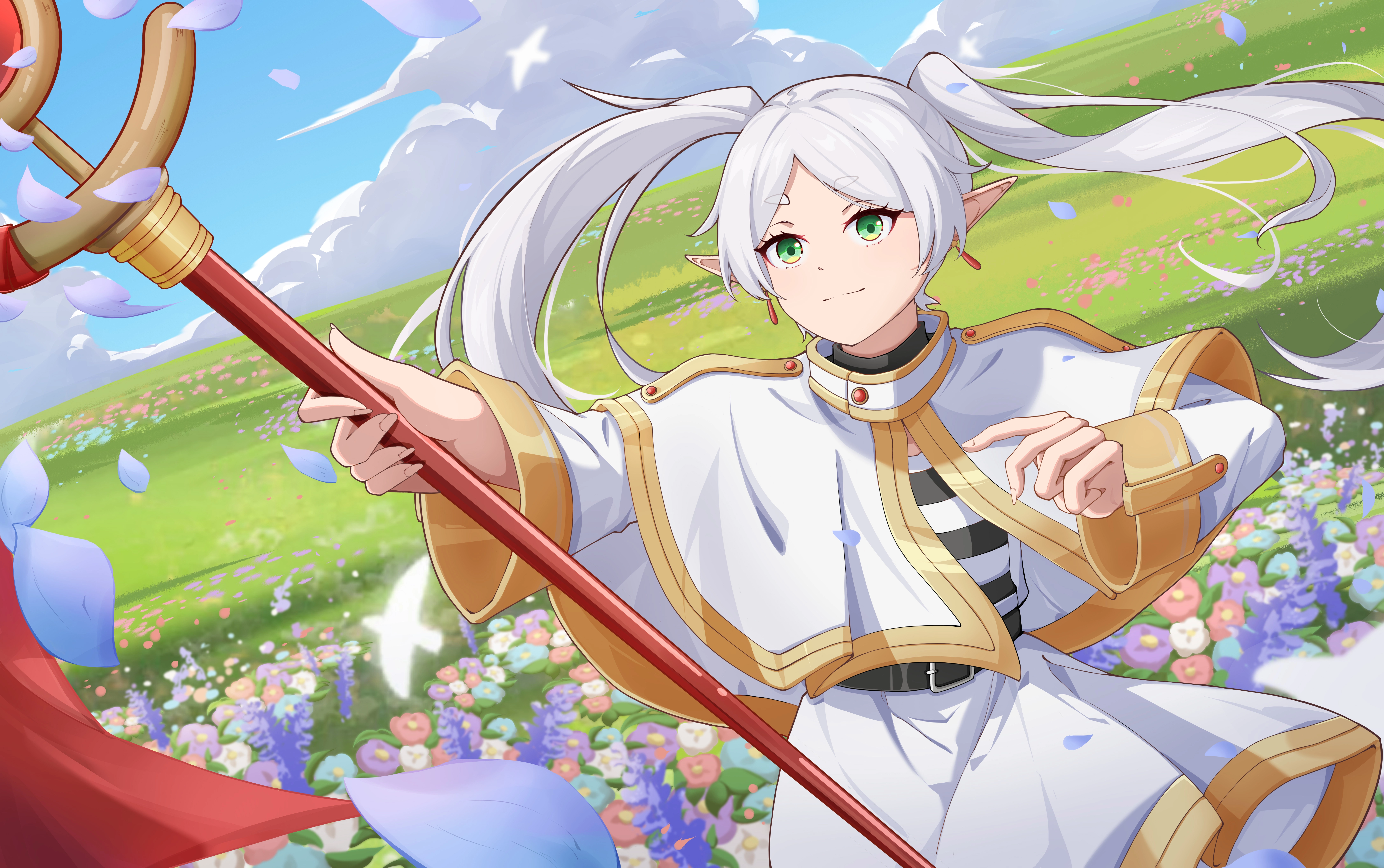 芙莉莲 菲伦 动漫动画 日漫电脑桌面壁纸,第1张