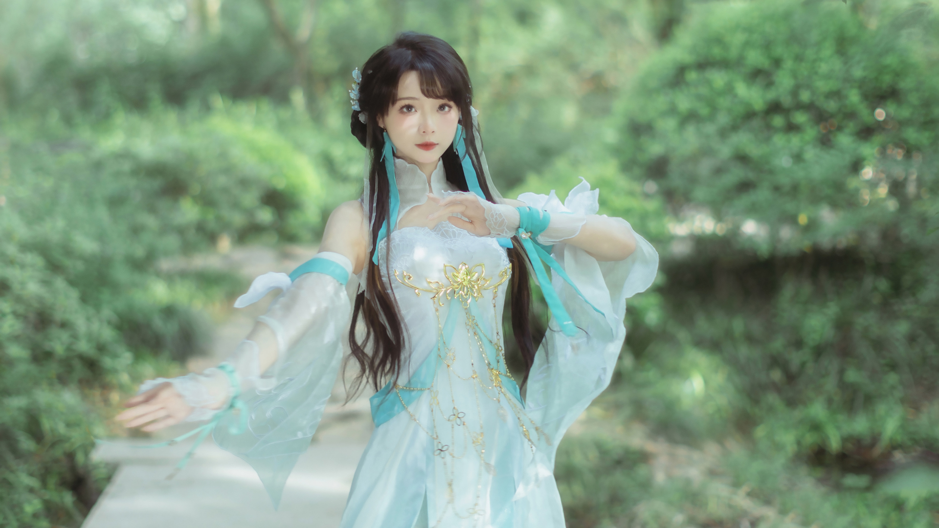 cosplay 逆水寒 古装美女壁纸,第1张
