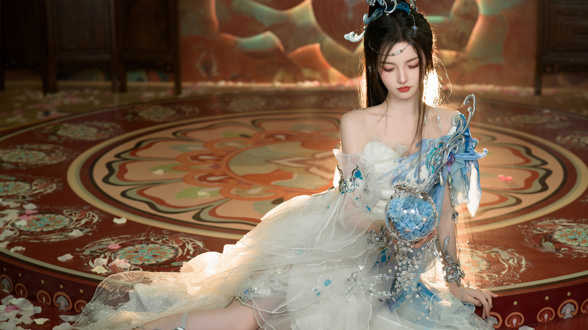 唯美 cos美女 漂亮古风美女电脑壁纸,第1张