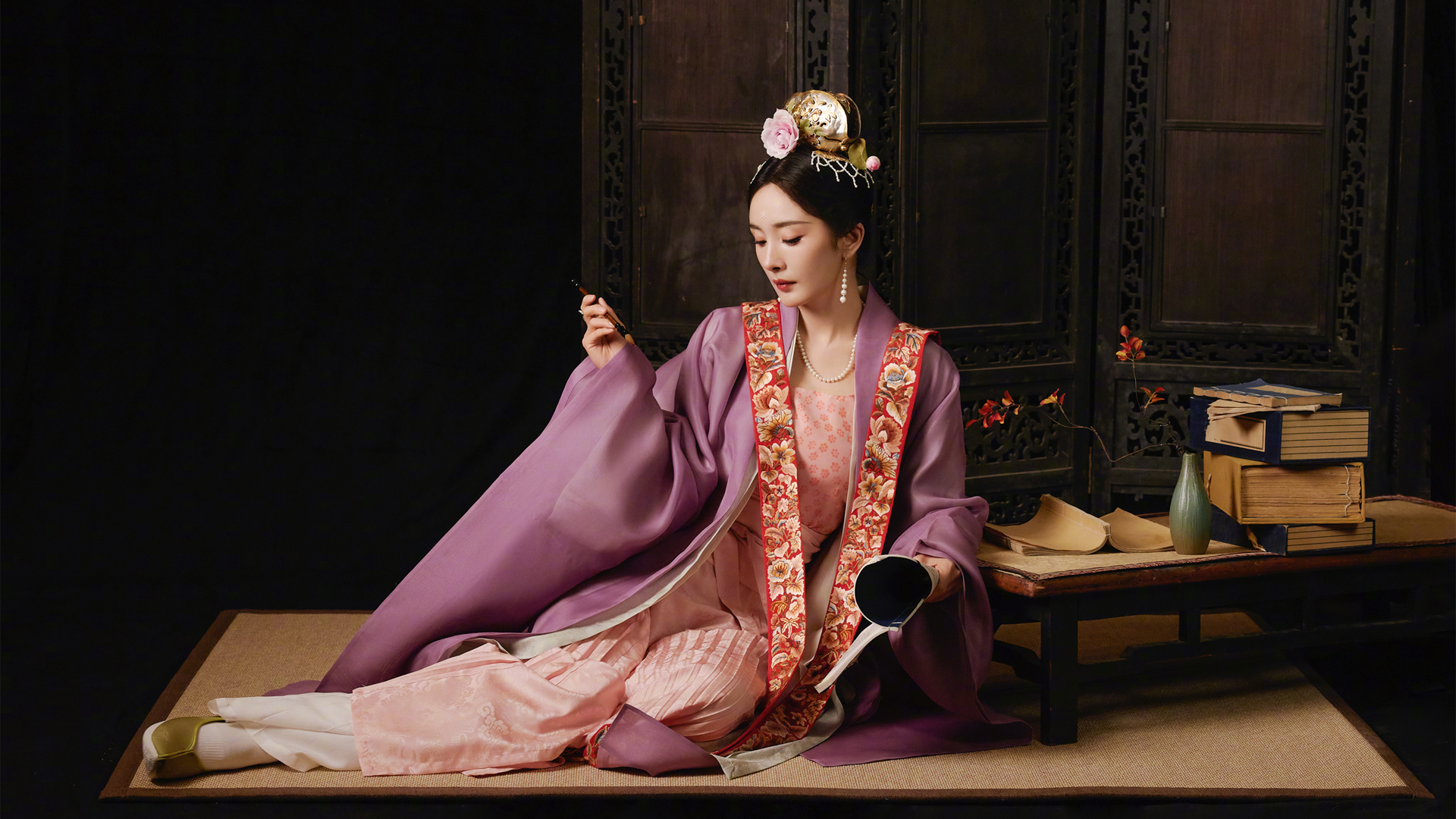 杨幂唐装美女壁纸,第1张