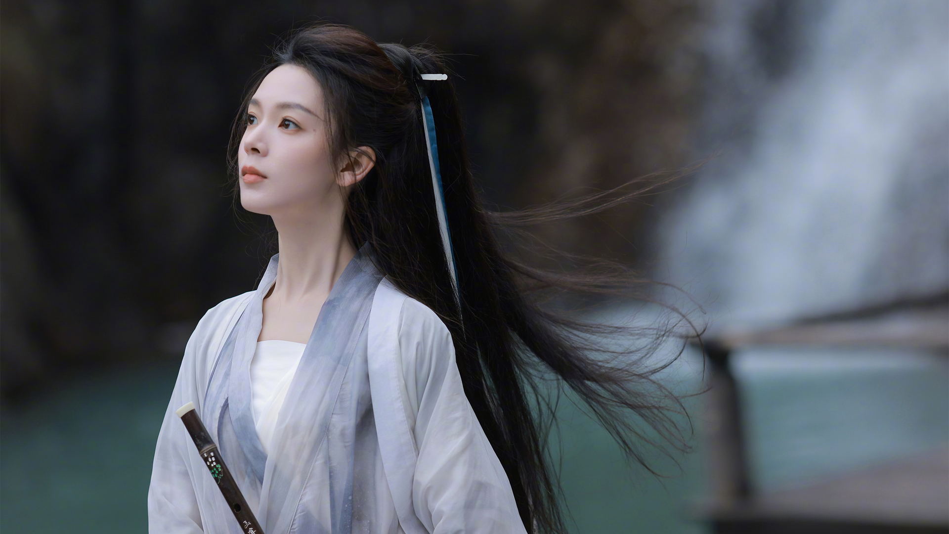 陈瑶 长发 古风 美女电脑壁纸,第1张