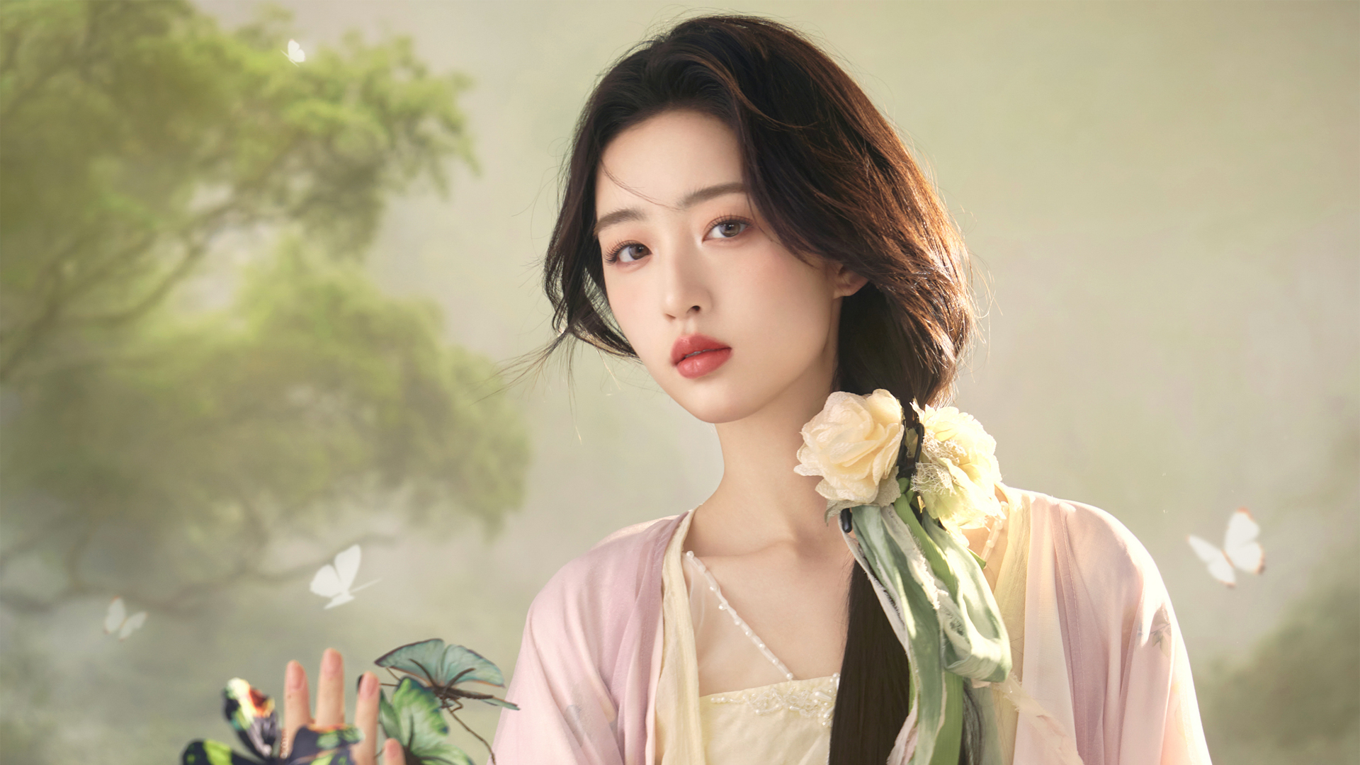 国风美女邓恩熙 高清电脑壁纸,第1张