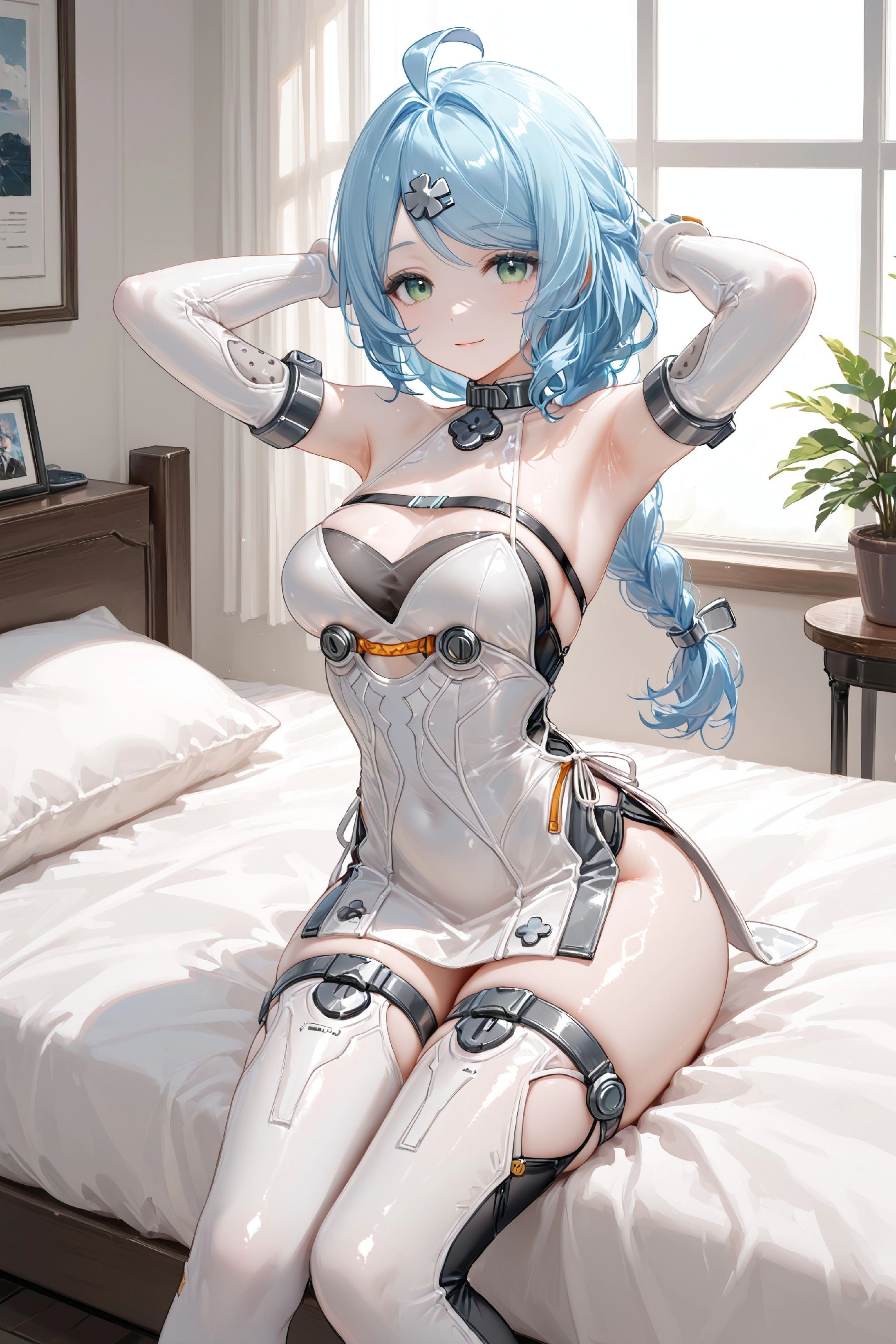 二次元游戏绝区零美女 爱丽丝 浮波柚叶 现代机甲风格 超高清,第1张