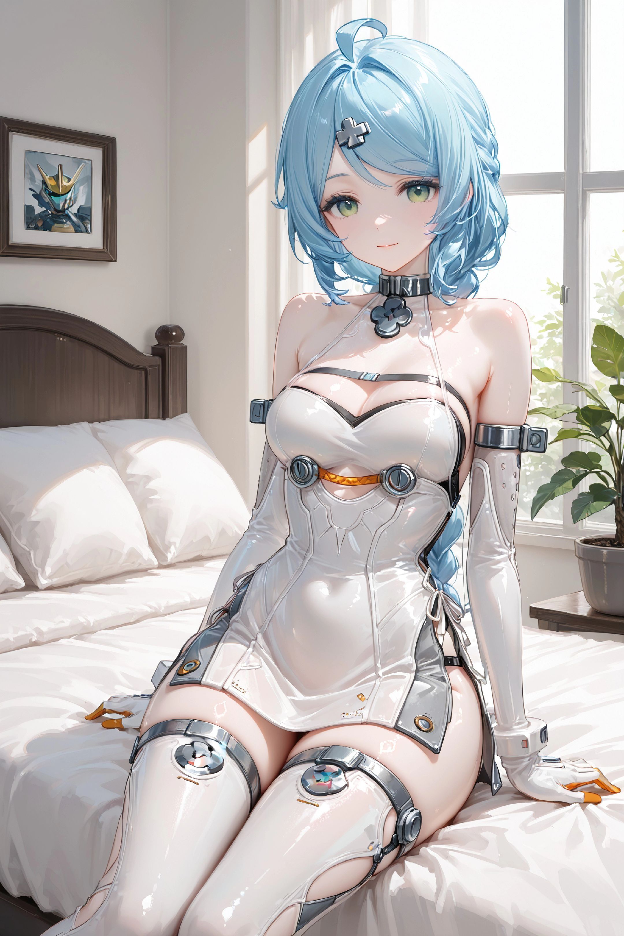 二次元游戏绝区零美女 爱丽丝 浮波柚叶 现代机甲风格 超高清,第4张