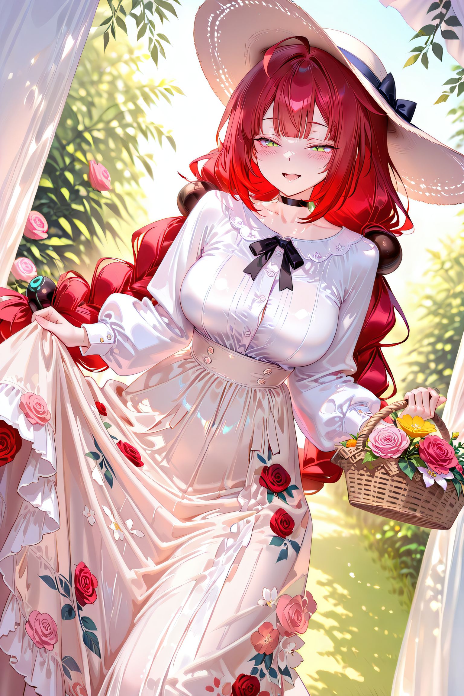 二次元游戏绝区零 美女 JK裙子 白丝袜,第5张