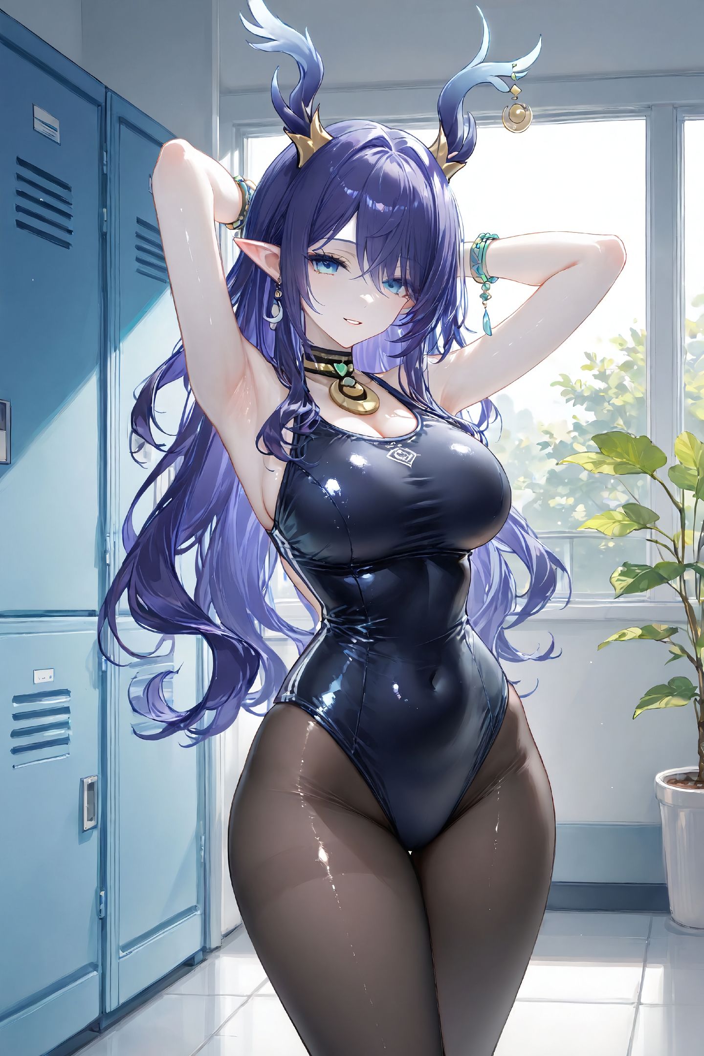 二次元游戏少女 原神纳塔 菈乌玛 泳装 比基尼,第3张