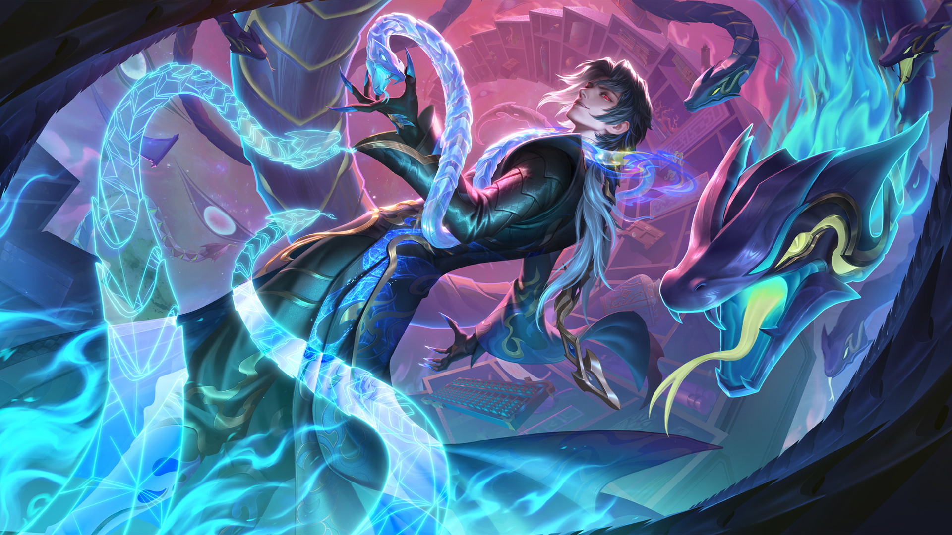 司马懿 九山相柳 手游 王者荣耀高清壁纸,第1张