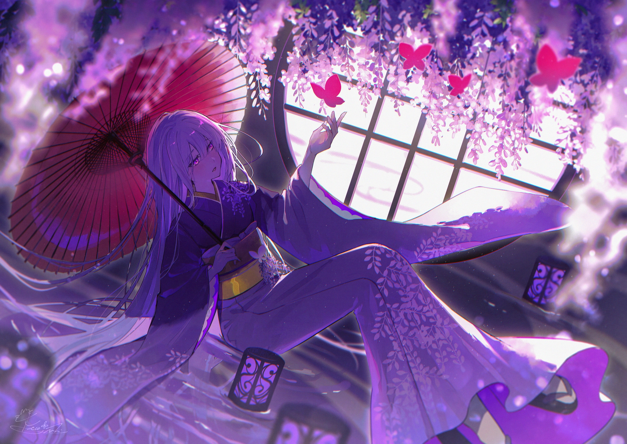 二次元动漫美女壁纸 分享电脑桌面图片 高清 腮红,第1张