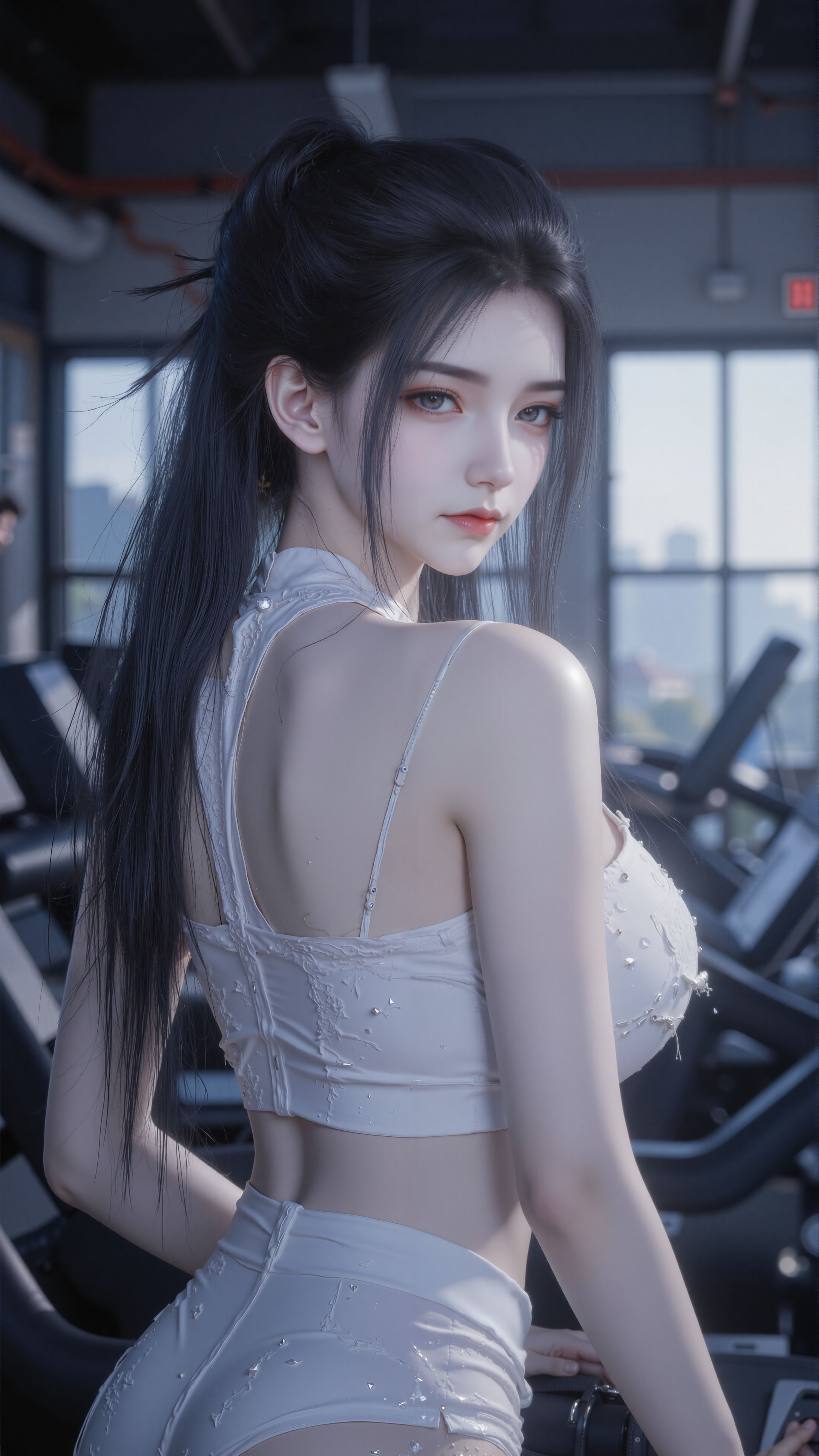 国漫女神美女 焰灵姬 健身版 动漫壁纸 天行九歌,第3张