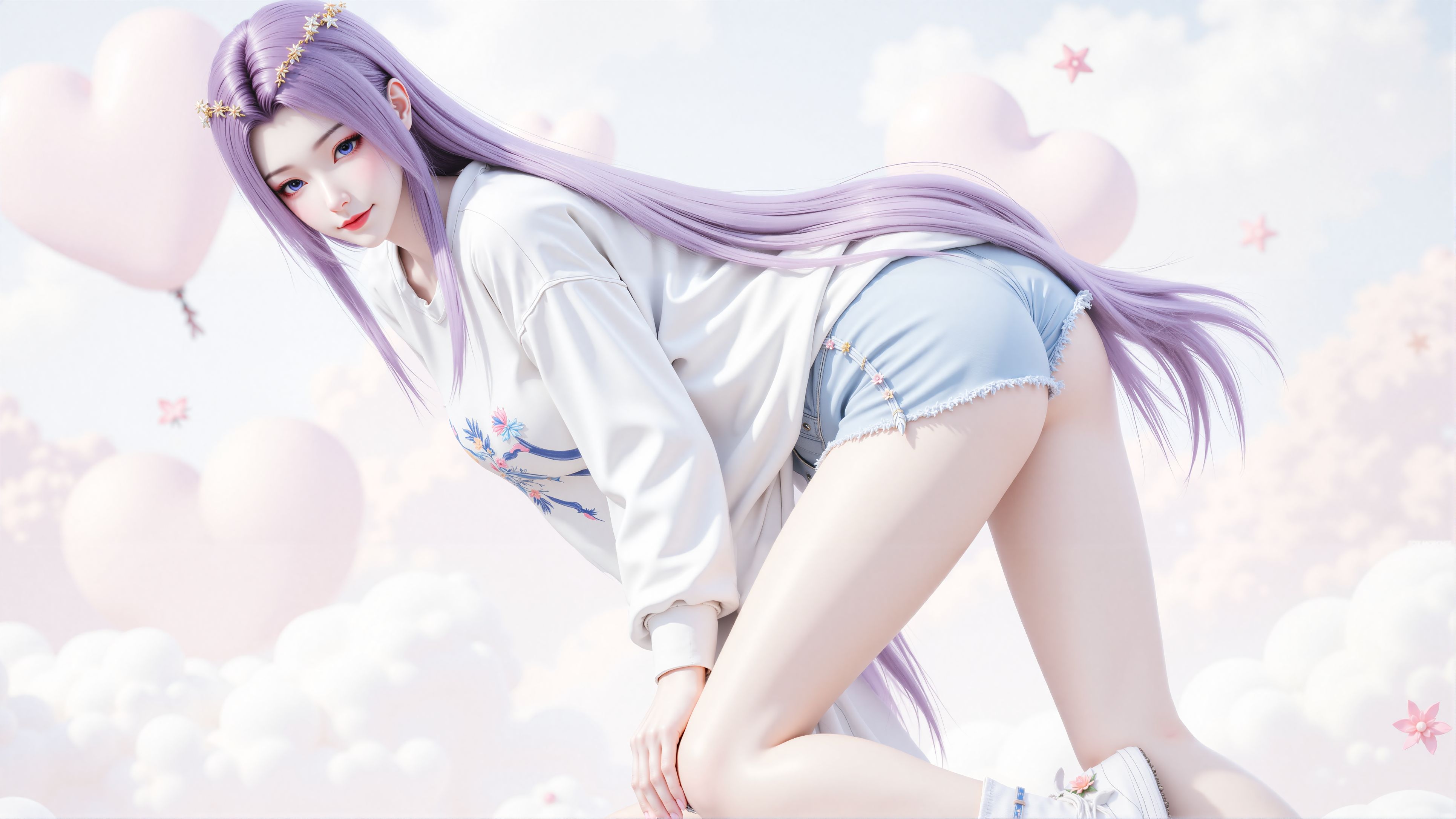 【4P】元瑶 简约横版电脑桌面背景壁纸图片 国漫女神美女 凡人修仙传动漫,第1张