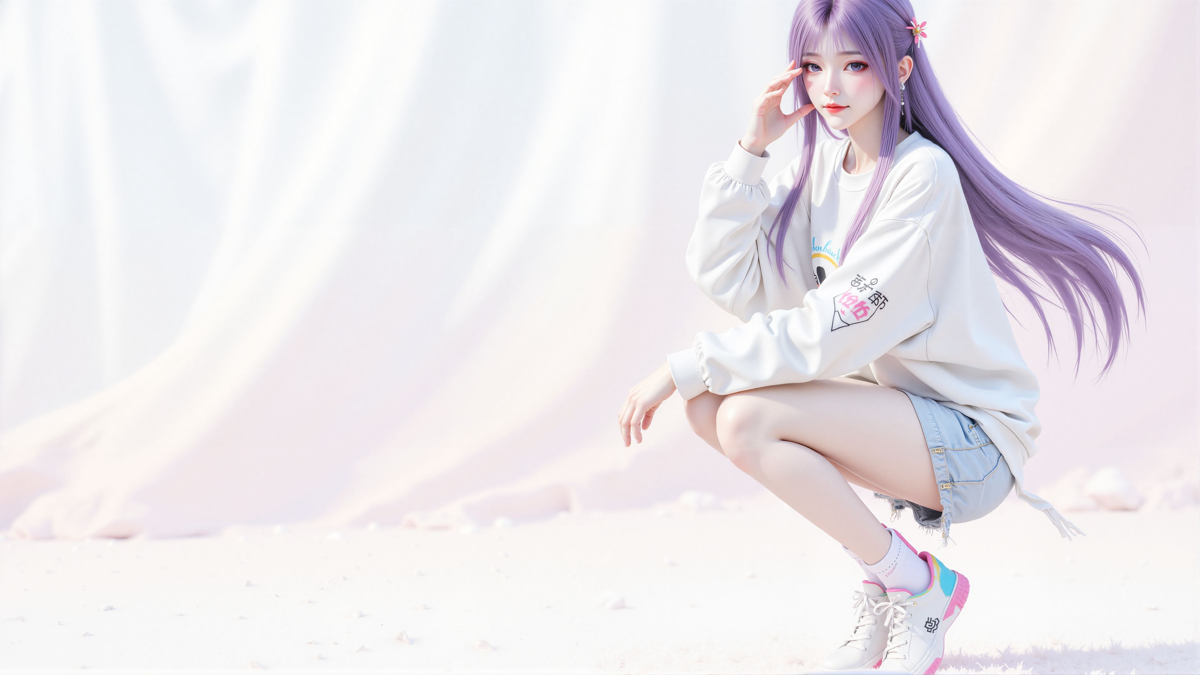 【4P】元瑶 简约横版电脑桌面背景壁纸图片 国漫女神美女 凡人修仙传动漫,第2张