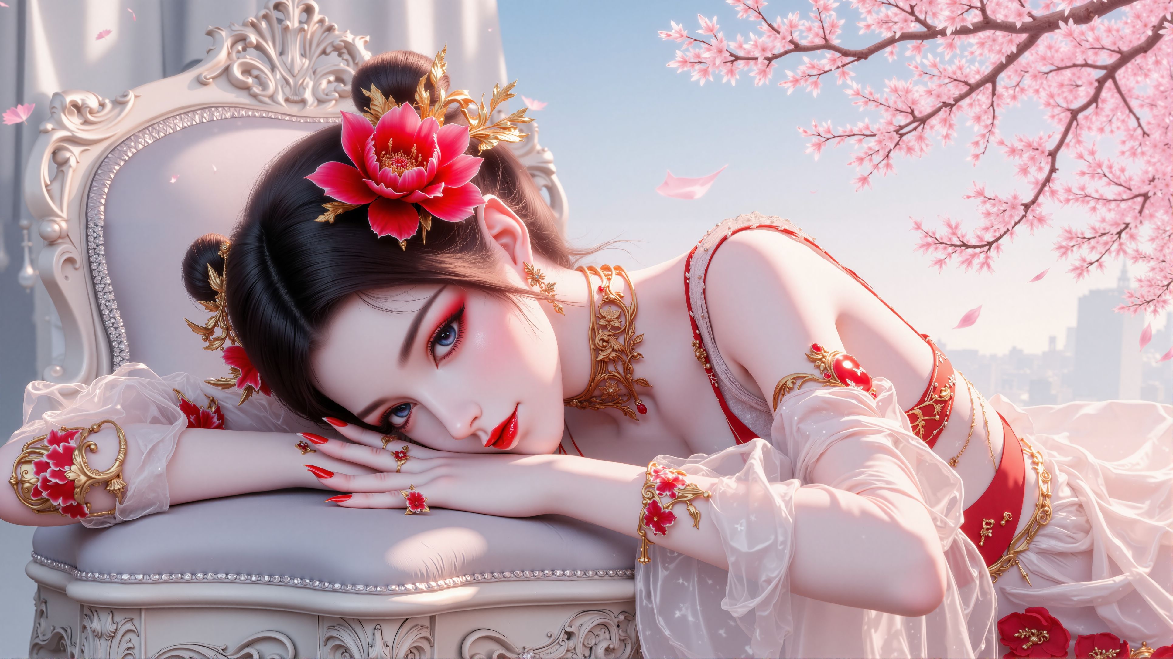 斗破苍穹玄黄要塞 美杜莎 国漫女神美女图片 电脑桌面背景壁纸,第2张