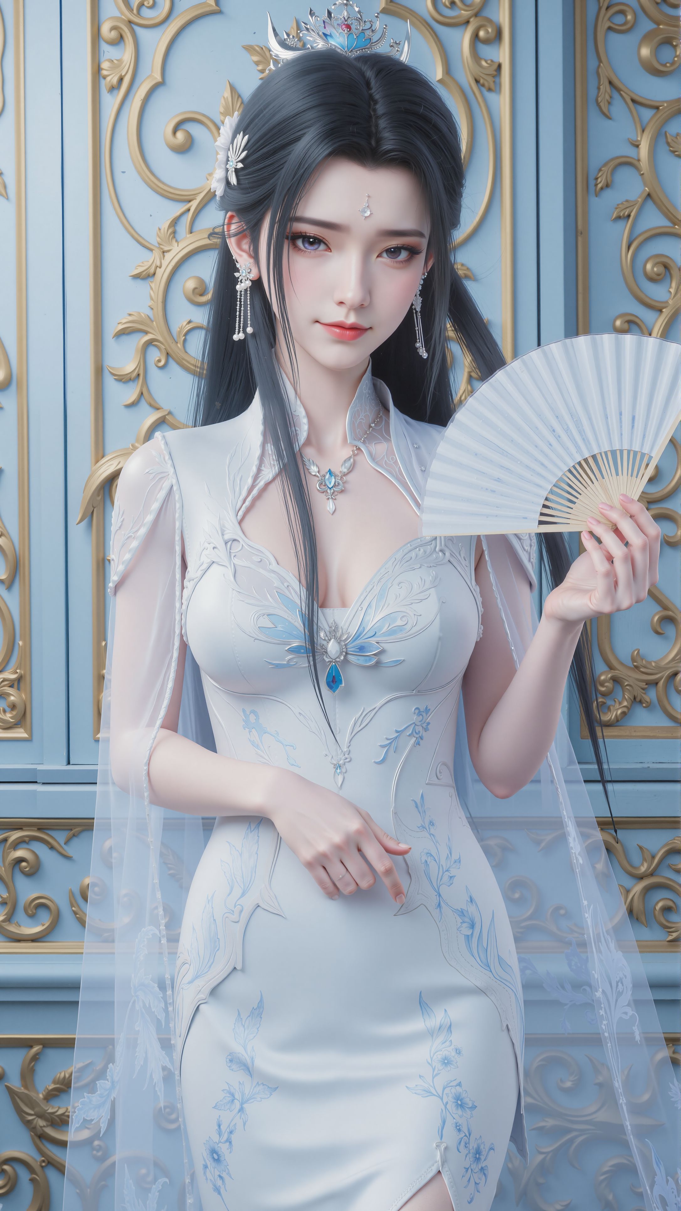 诛仙3 旗袍陆雪琪 嫉妒张小凡 国漫女神美女古风动漫壁纸图片,第1张
