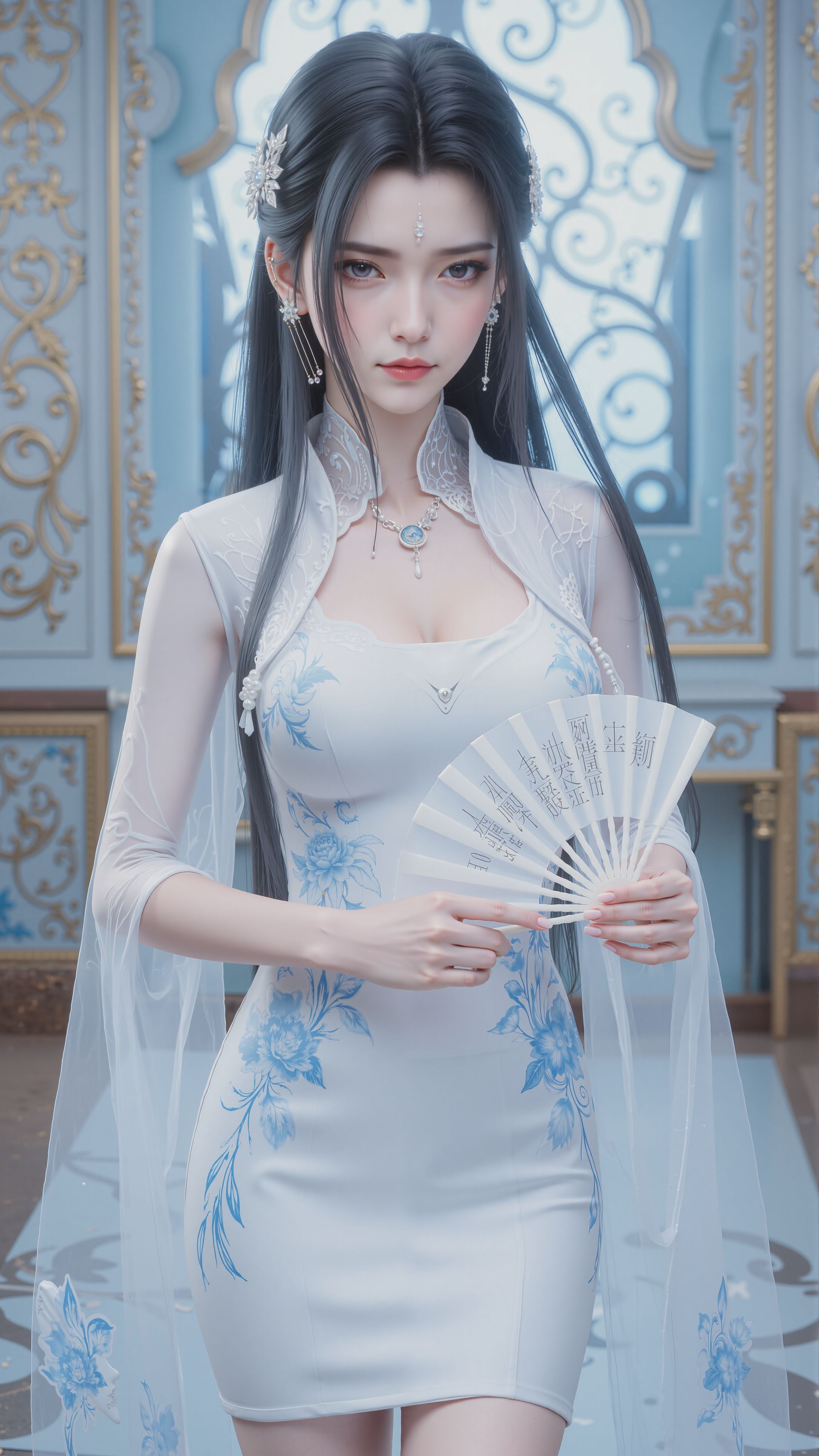 诛仙3 旗袍陆雪琪 嫉妒张小凡 国漫女神美女古风动漫壁纸图片,第2张