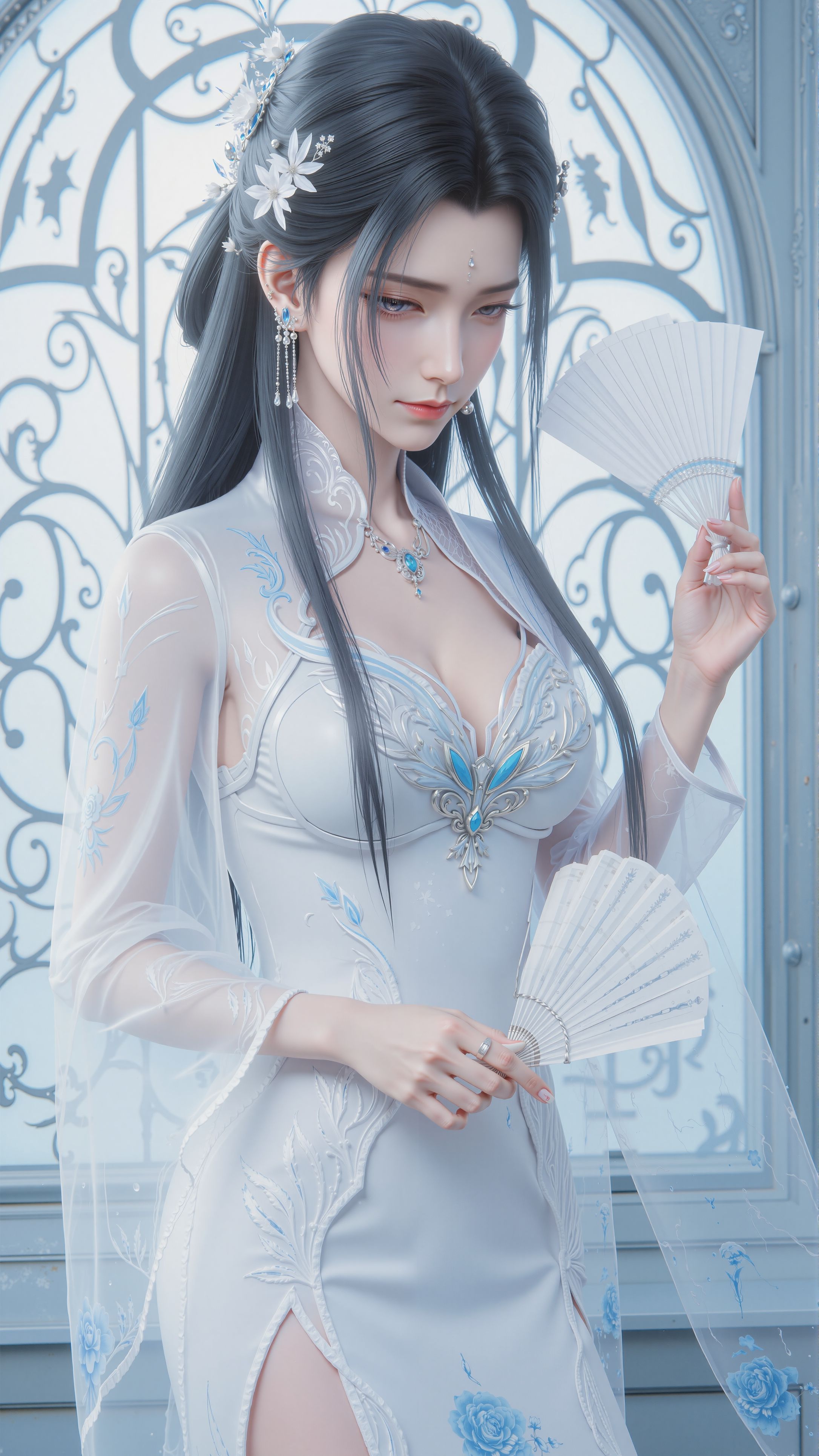 诛仙3 旗袍陆雪琪 嫉妒张小凡 国漫女神美女古风动漫壁纸图片,第7张