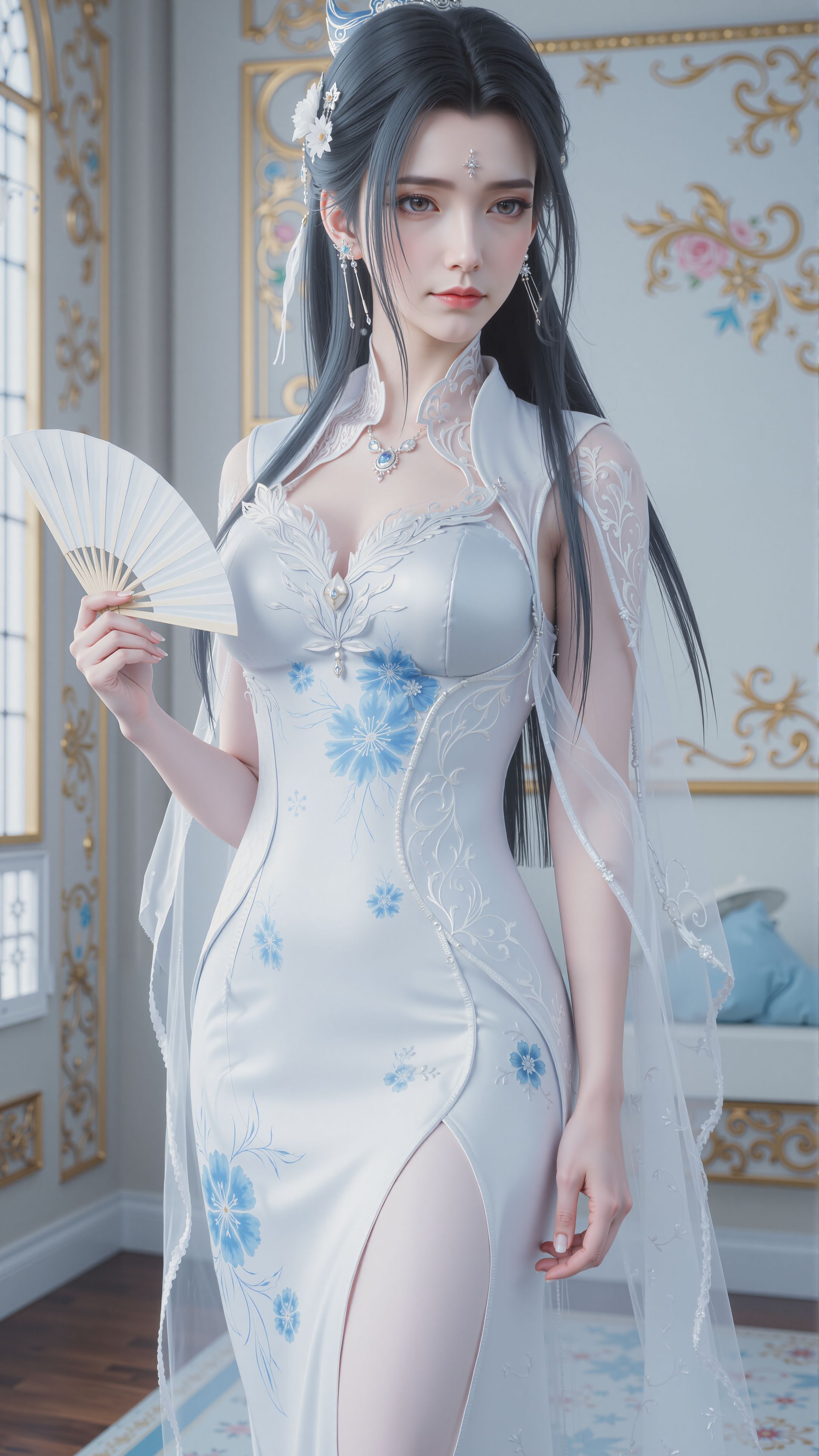 诛仙3 旗袍陆雪琪 嫉妒张小凡 国漫女神美女古风动漫壁纸图片,第8张