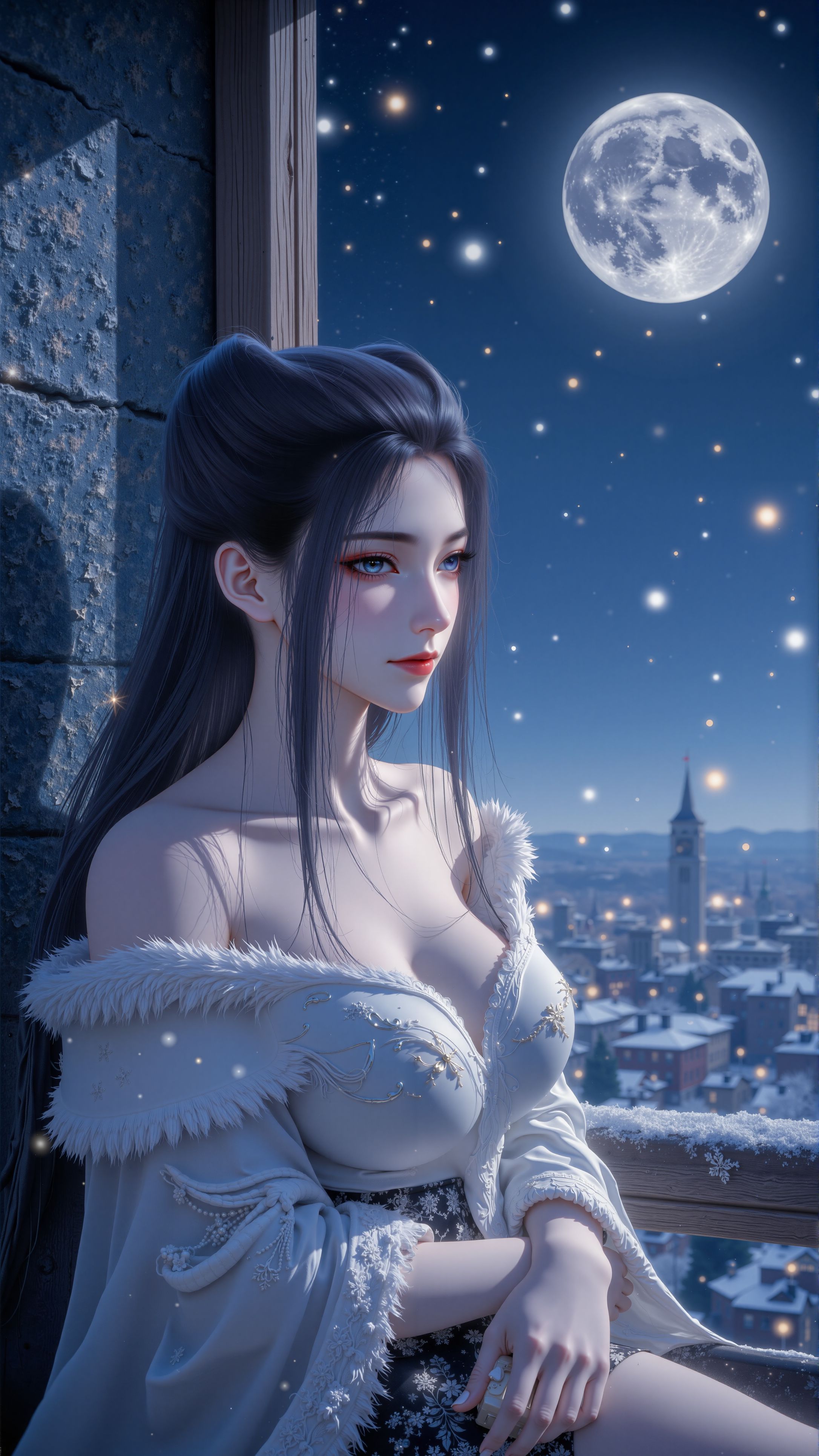 收藏美图 天行九歌 焰灵姬 侧脸忧伤感 国漫女神美女壁纸图片高清下载,第2张