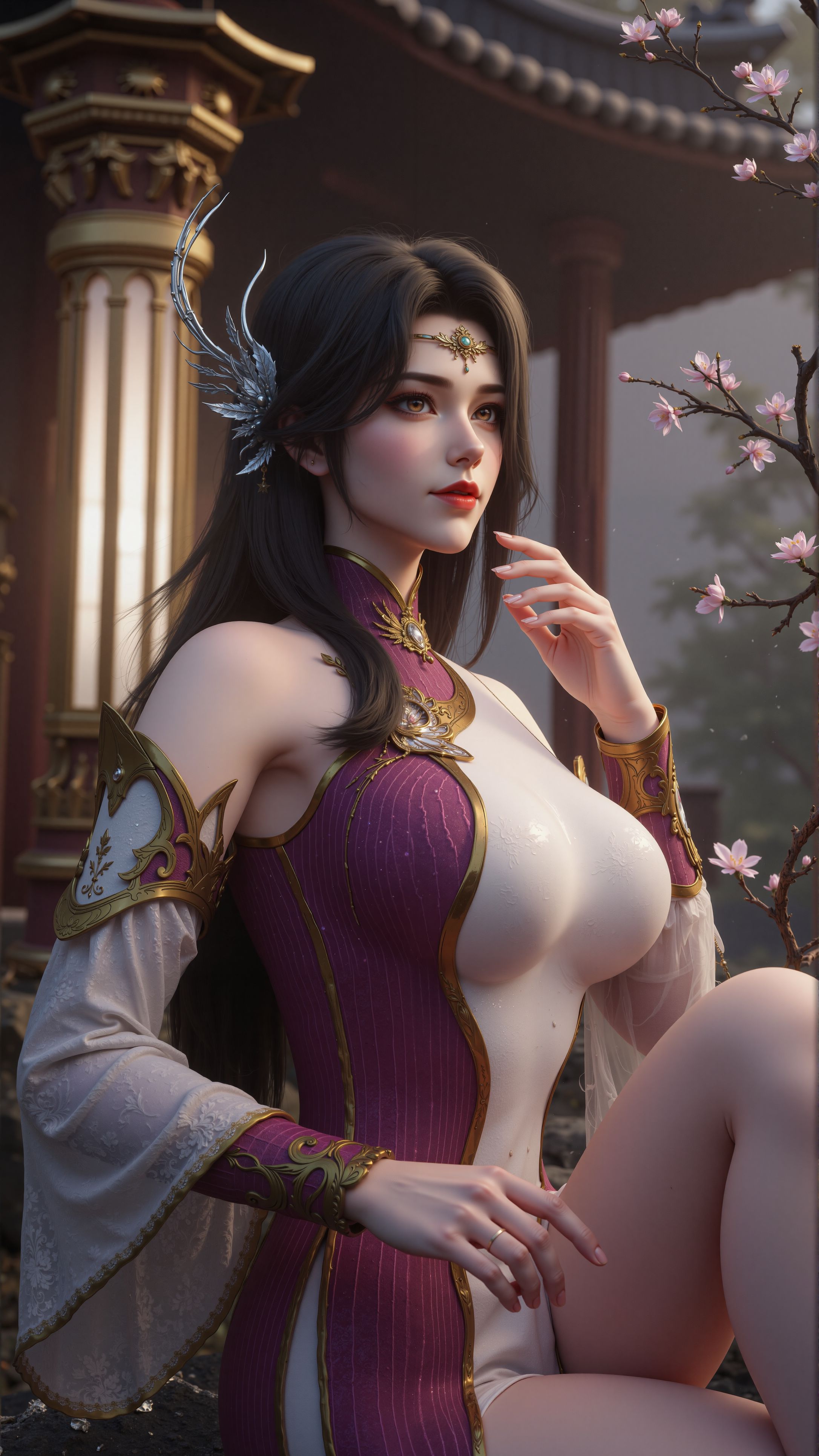 斗破苍穹 玄衣 国漫女神美女壁纸 御姐型,第1张