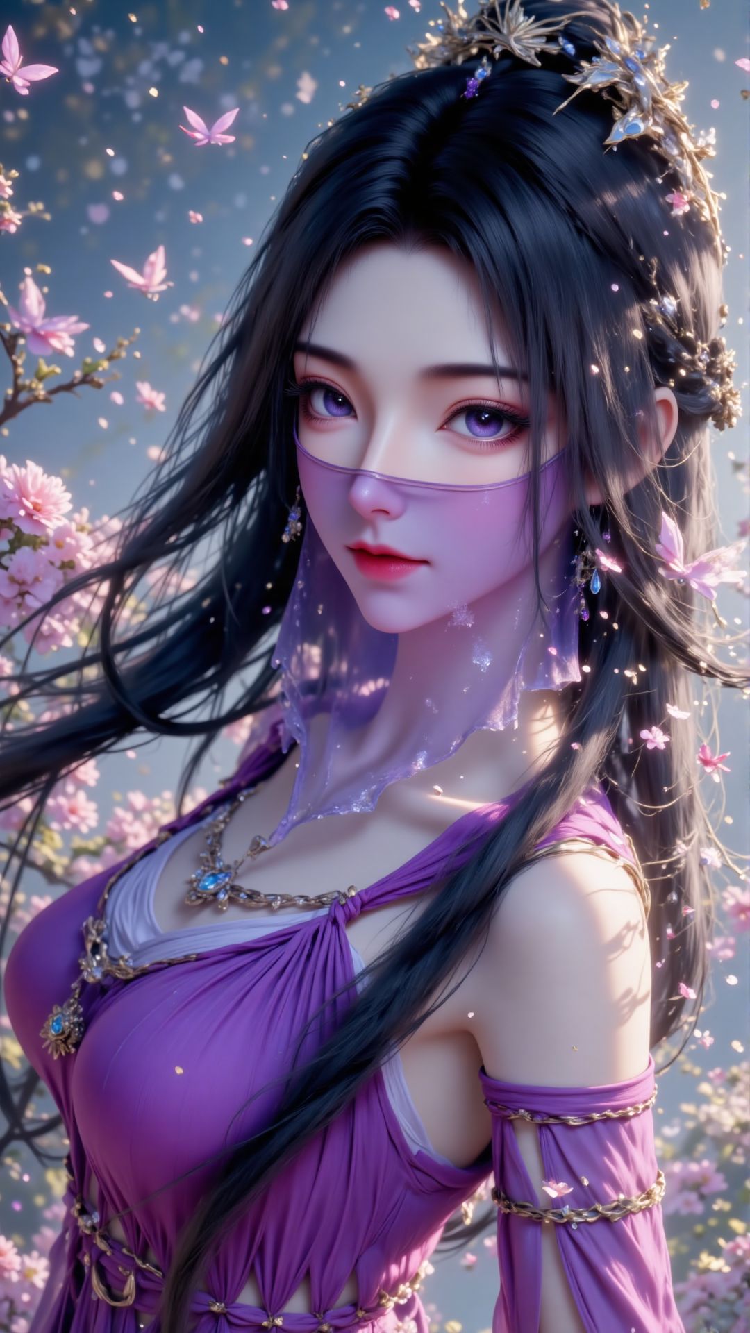 紫灵的魅影 高冷仙姿 国漫女神 凡人修仙传,第3张