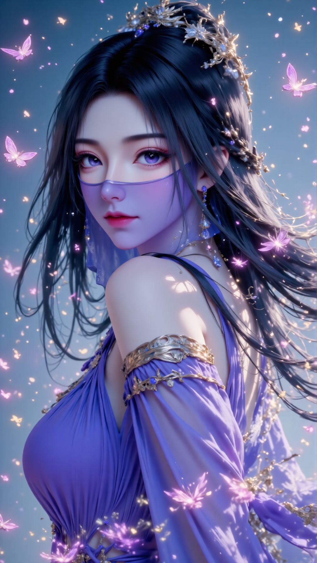紫灵的魅影 高冷仙姿 国漫女神 凡人修仙传,第6张
