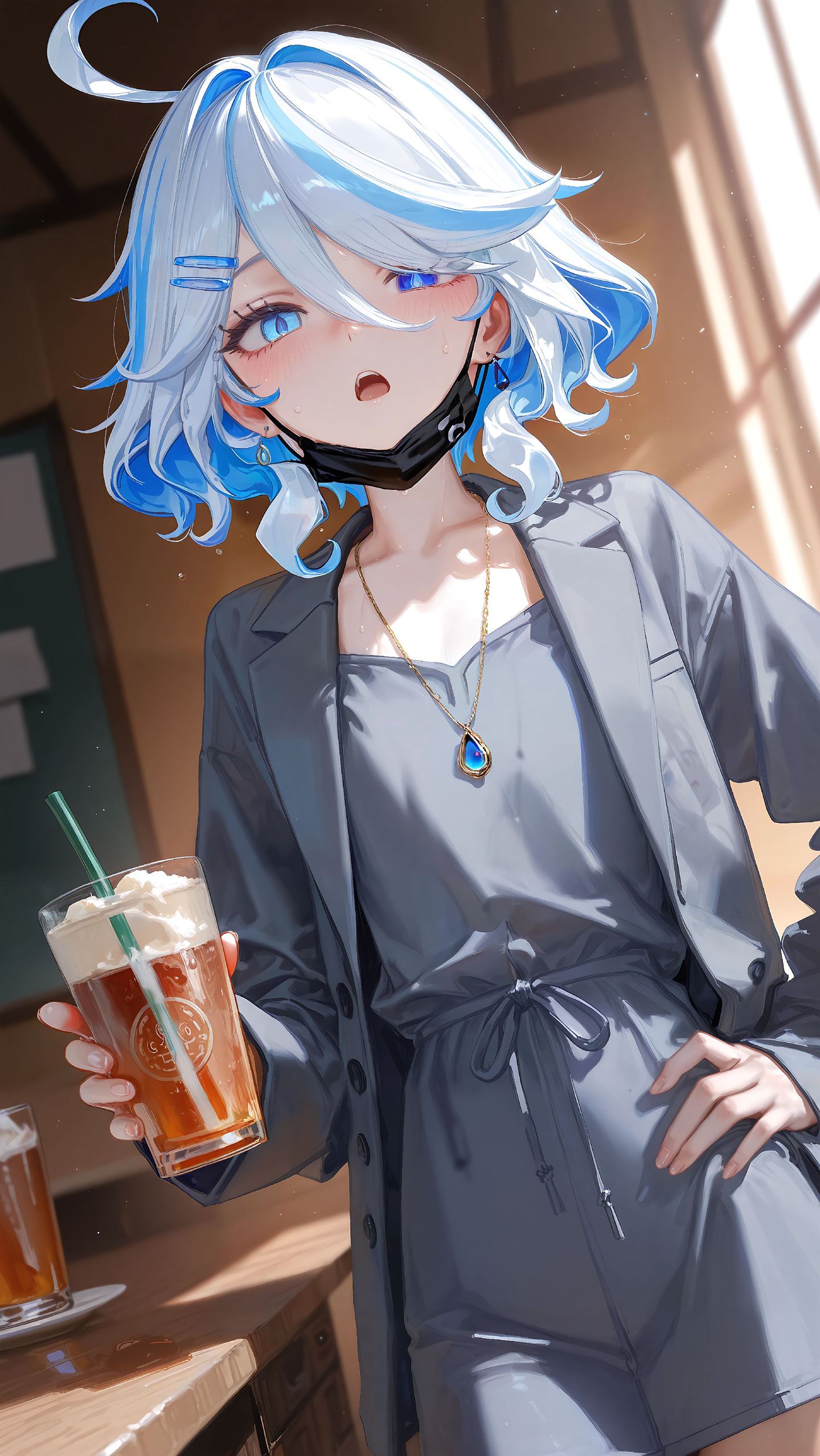 二次元游戏壁纸 原神 申鹤 芙宁娜 纳西妲 神里绫华 美女图片,第3张