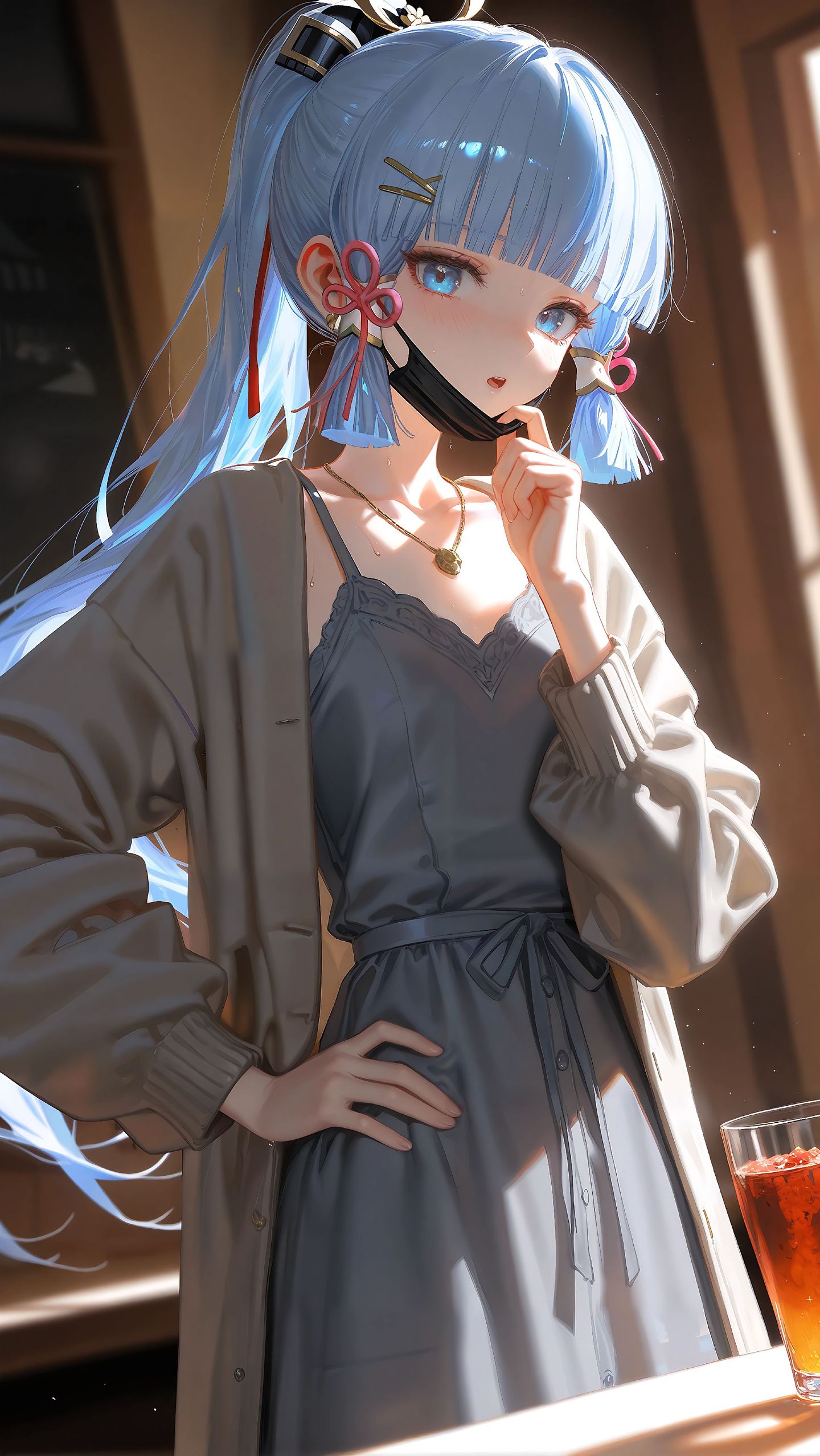 二次元游戏壁纸 原神 申鹤 芙宁娜 纳西妲 神里绫华 美女图片,第4张