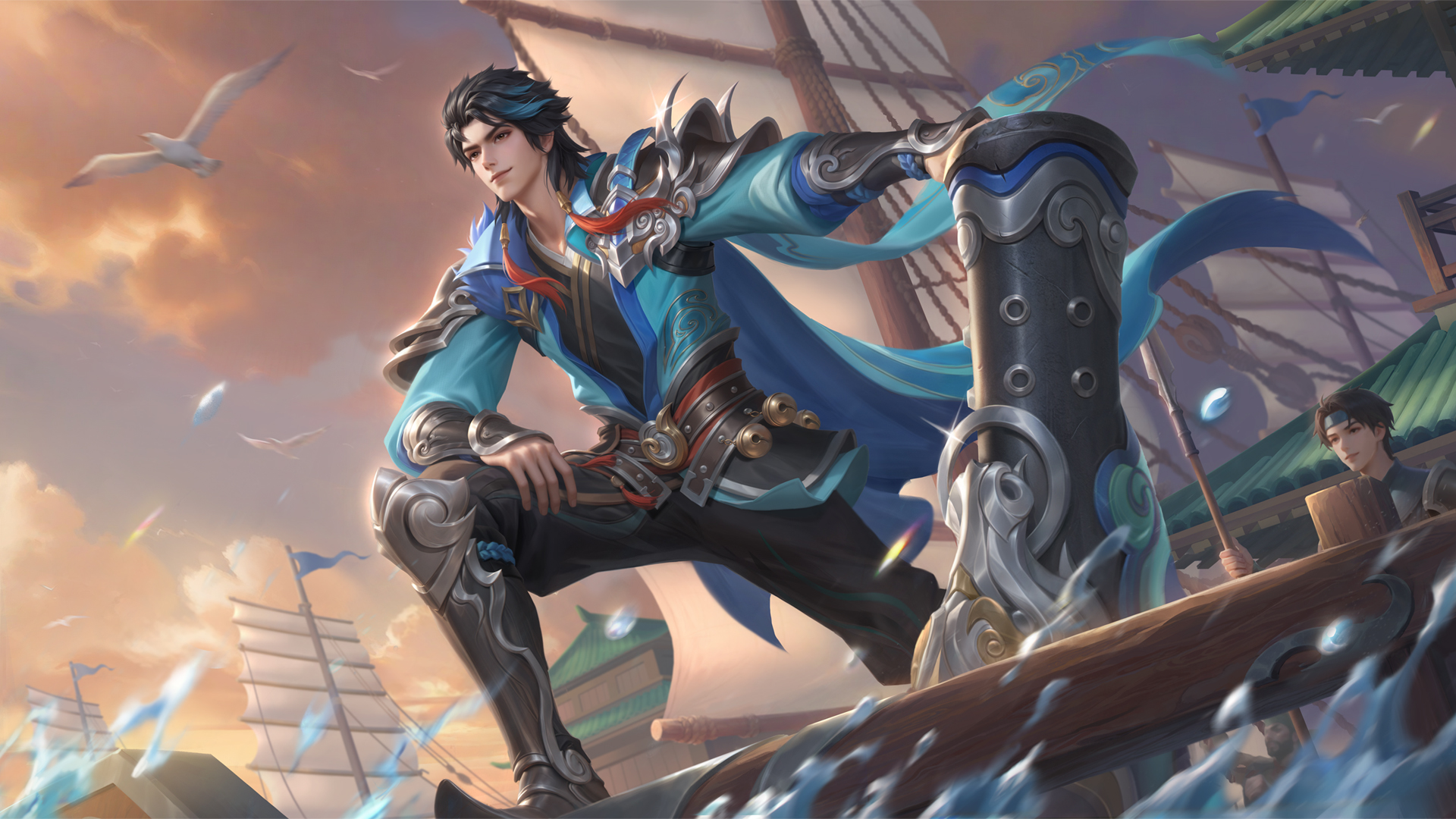 王者荣耀 莱西奥 踏浪烽翎 游戏桌面壁纸,第1张 王者荣耀 莱西奥 踏浪烽翎 游戏桌面壁纸,第1张