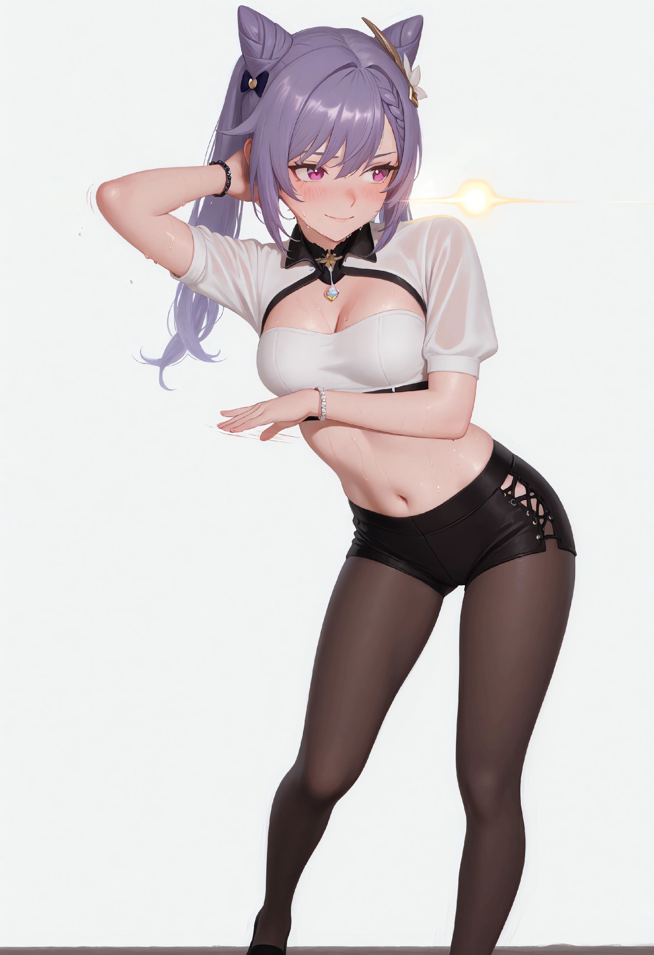 摄影模特风格!原神 刻晴 壁纸 二次元,第3张 摄影模特风格!原神 刻晴 壁纸 二次元,第3张