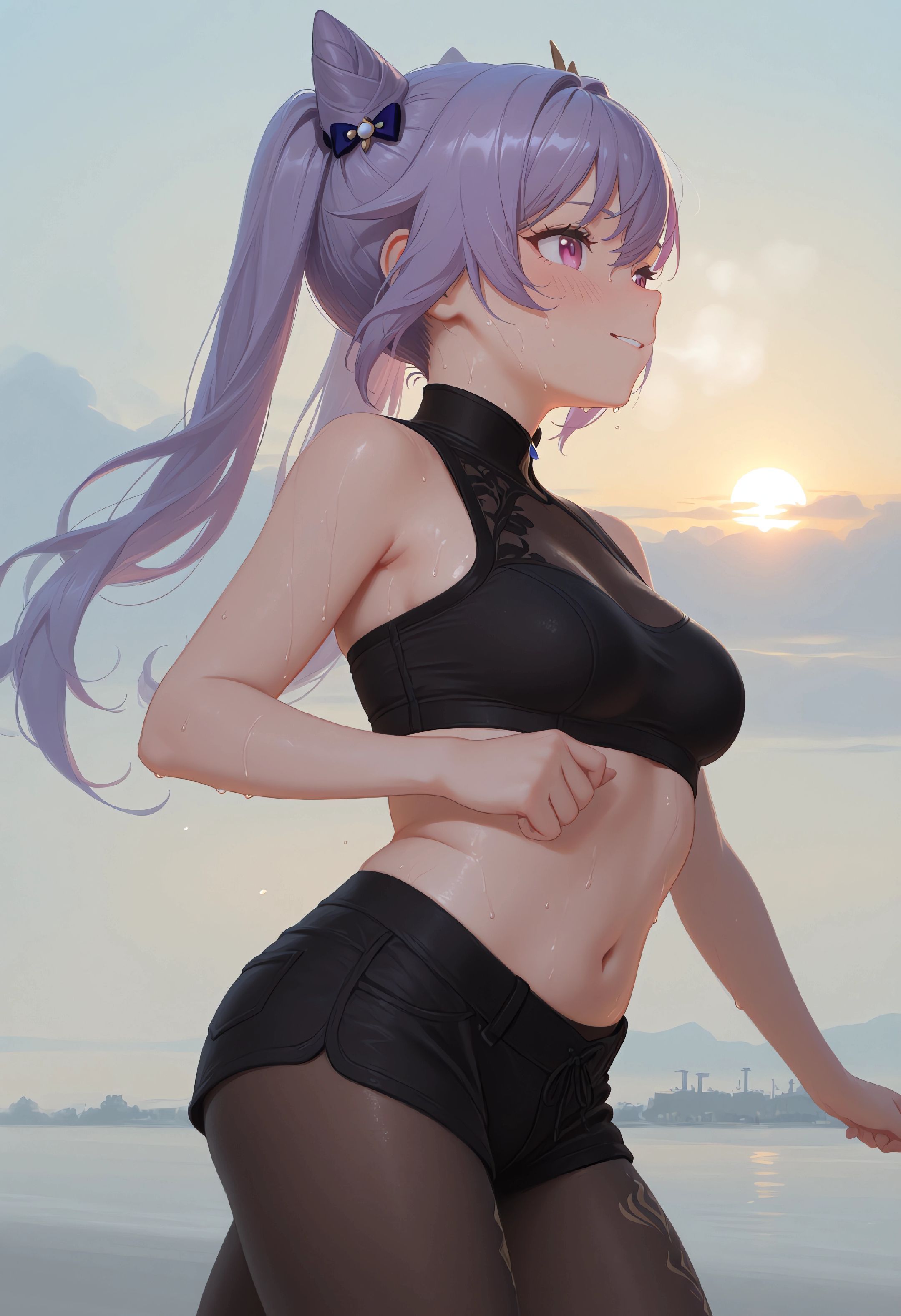 摄影模特风格!原神 刻晴 壁纸 二次元,第4张 摄影模特风格!原神 刻晴 壁纸 二次元,第4张