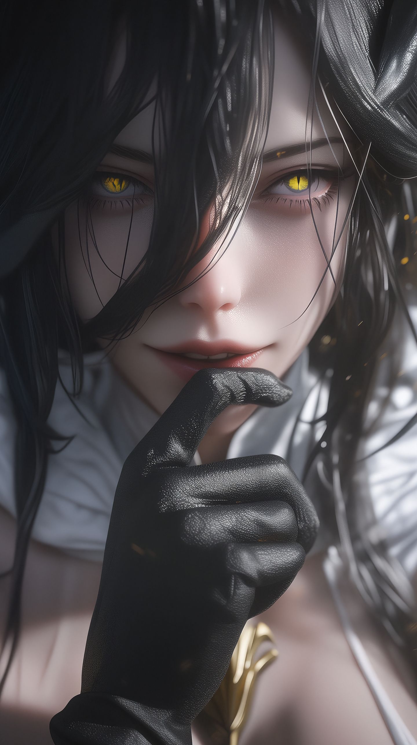 超酷超帅 overlord 雅儿贝德 ai绘画壁纸 手机锁屏桌面超美图片,第4张