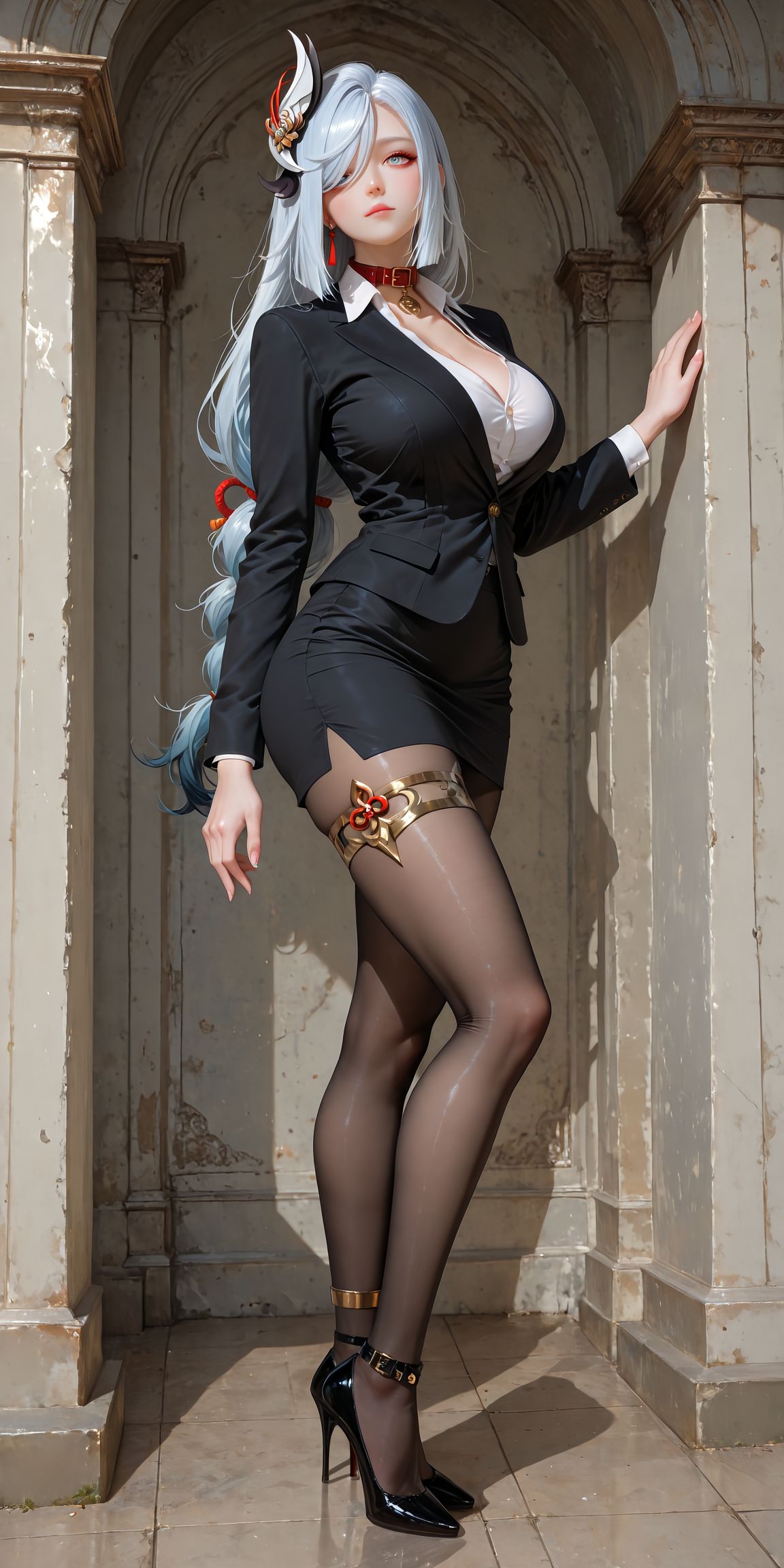 申鹤 二次元 漫画身材美女 原神,第2张