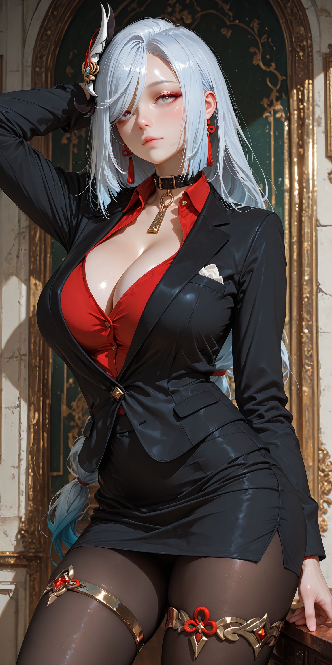 申鹤 二次元 漫画身材美女 原神,第5张