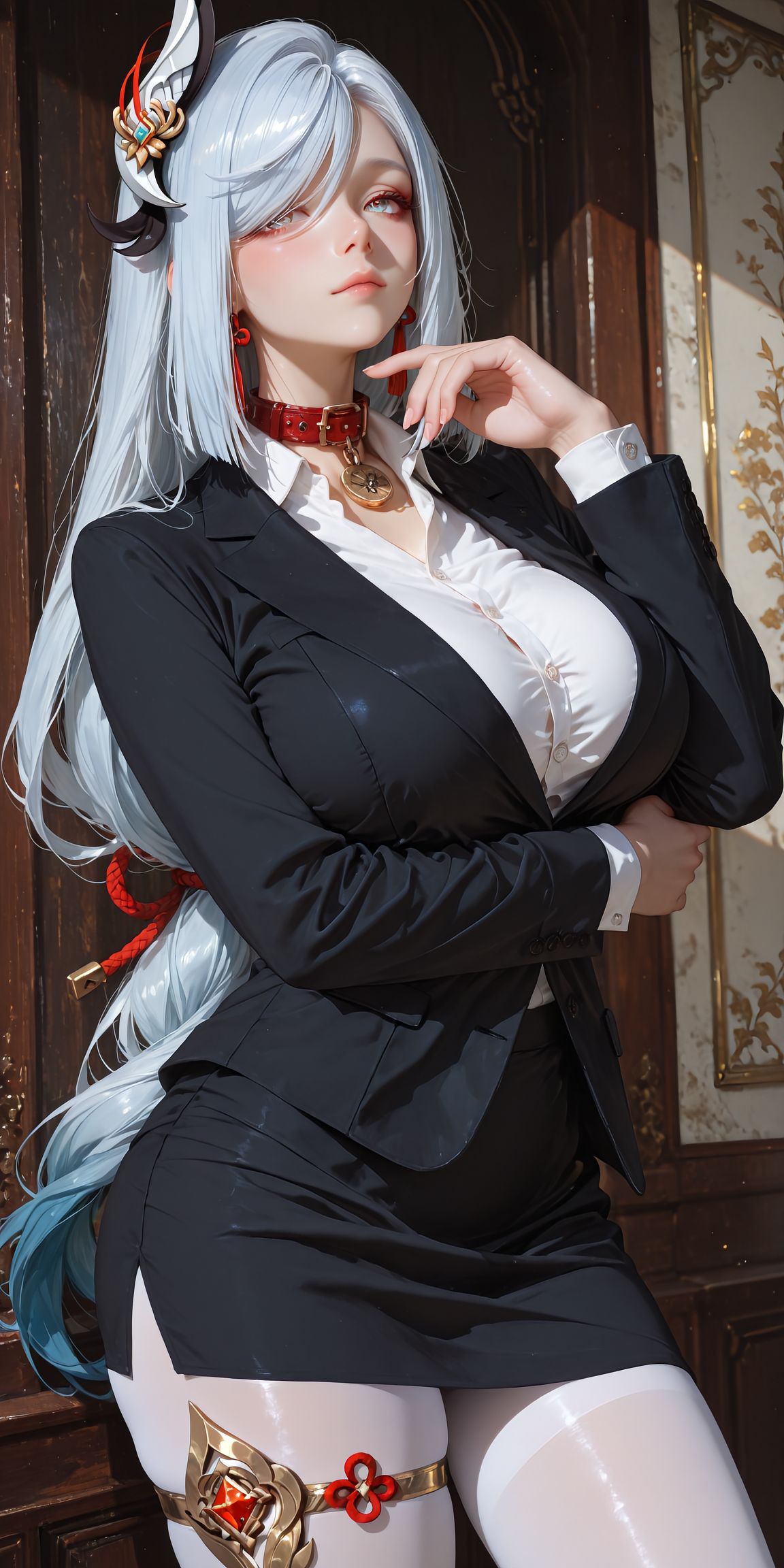 申鹤 二次元 漫画身材美女 原神,第6张