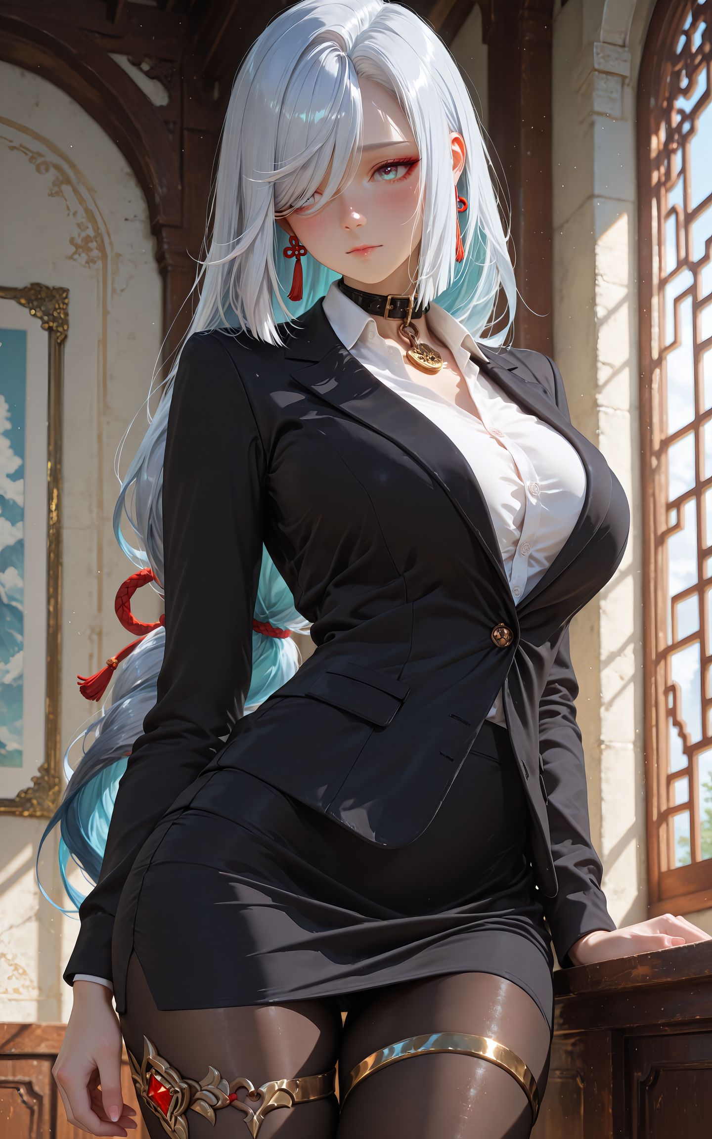 申鹤 二次元 漫画身材美女 原神,第8张