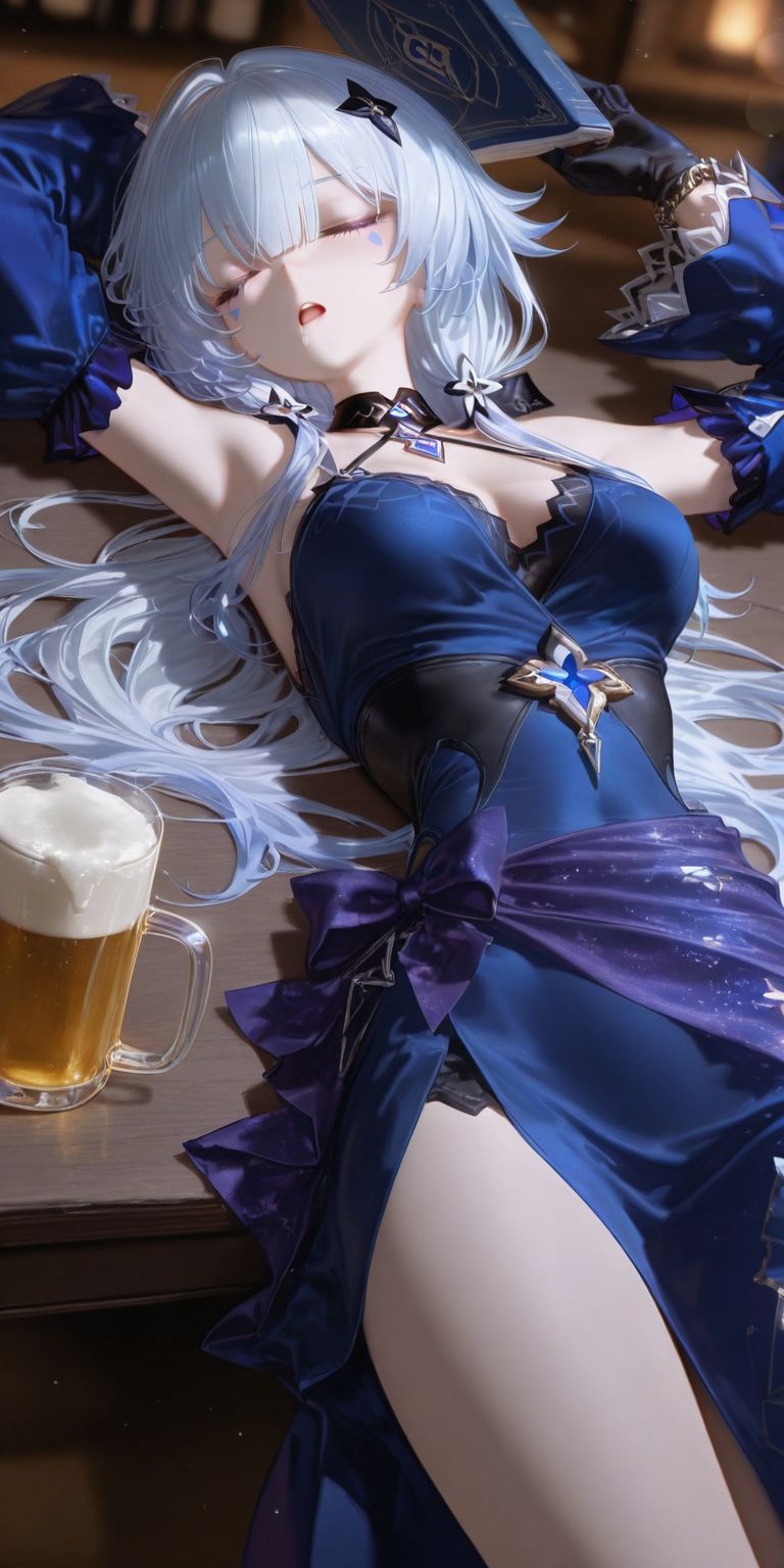 喝醉的星穹铁道女团 崩坏 阮梅 知更鸟 刻律德拉 ai绘画,第5张