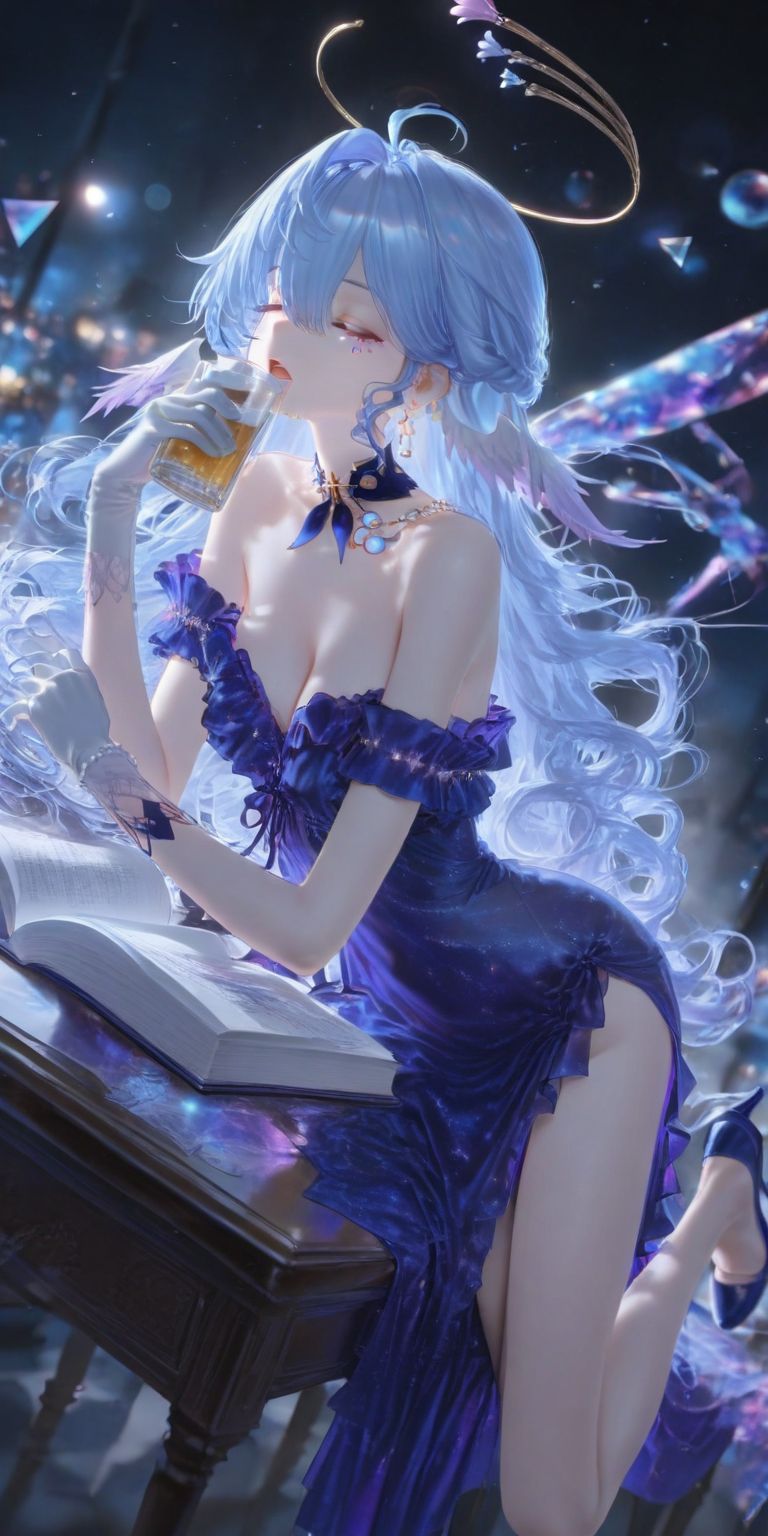 喝醉的星穹铁道女团 崩坏 阮梅 知更鸟 刻律德拉 ai绘画,第3张