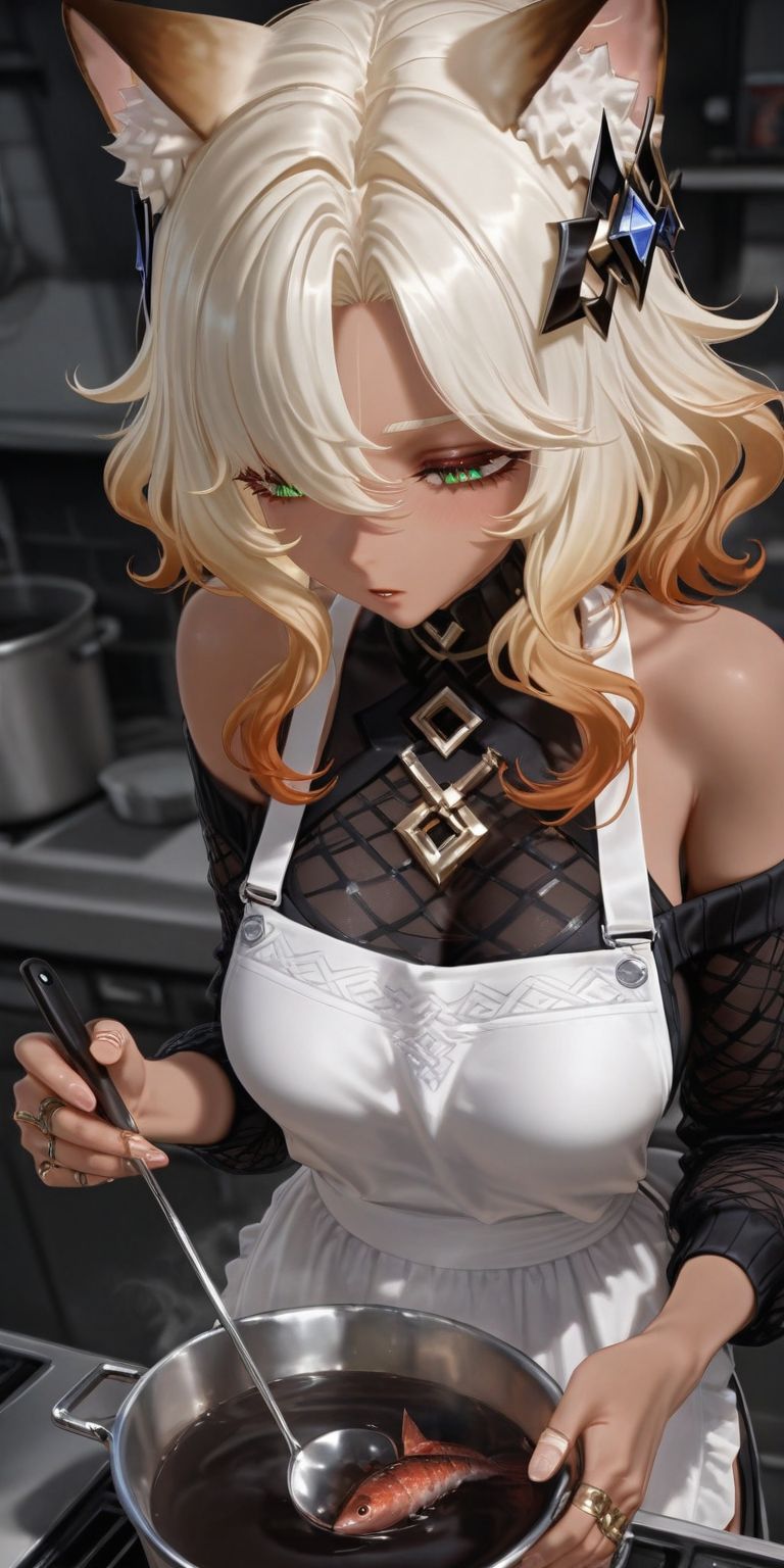 提瓦特女团厨娘做的黑暗料理 二次元美女 雷电将军 甘雨 原神 神里绫华,第3张