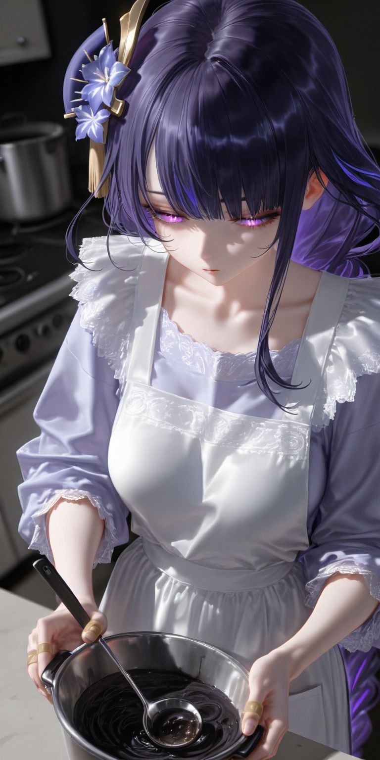 提瓦特女团厨娘做的黑暗料理 二次元美女 雷电将军 甘雨 原神 神里绫华,第5张