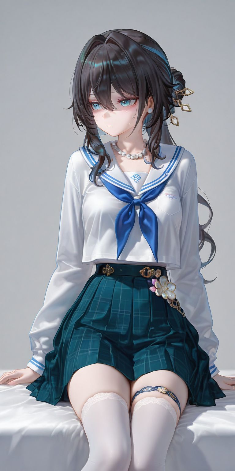 崩坏星穹铁道 Jk水手服喜欢吗？二次元 知更鸟 阮梅 赛飞儿 游戏壁纸,第5张