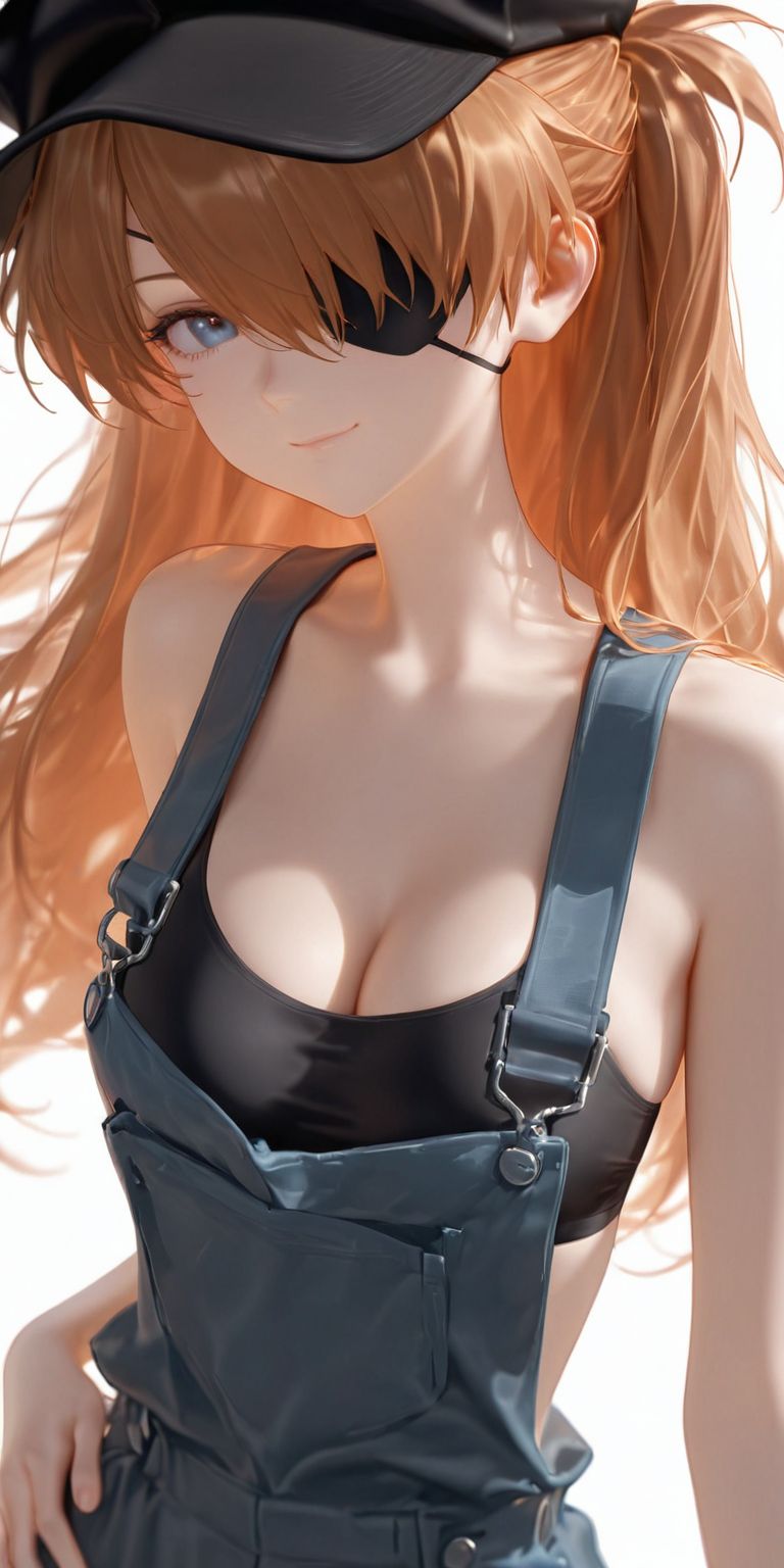 明日香 新世纪福音战士 二次元 ai绘画 动漫壁纸图片,第1张