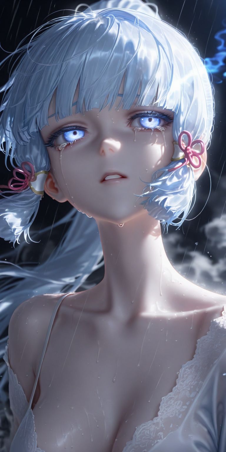 神里绫华超美壁纸 二次元游戏原神 手机锁屏桌面图片分享,第2张