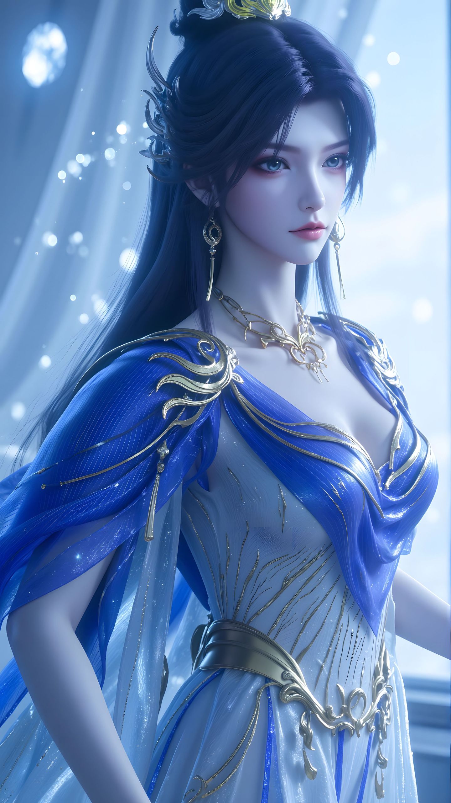 动漫国漫美女 云深不知梦 云望舒 AI绘画高清壁纸图片,第1张