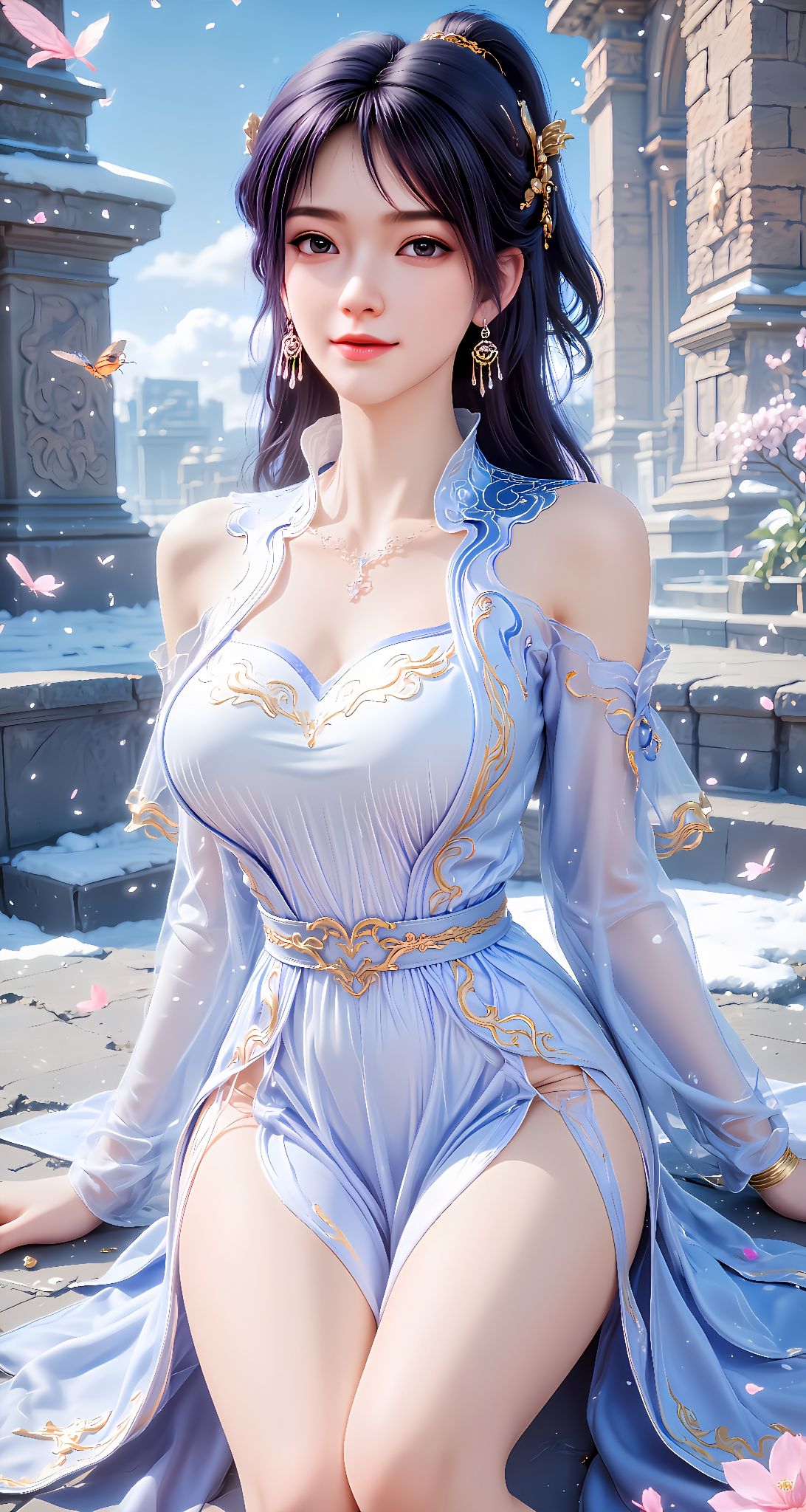 遮天 姬紫月 精美壁纸 动漫壁纸 国漫美女,第4张