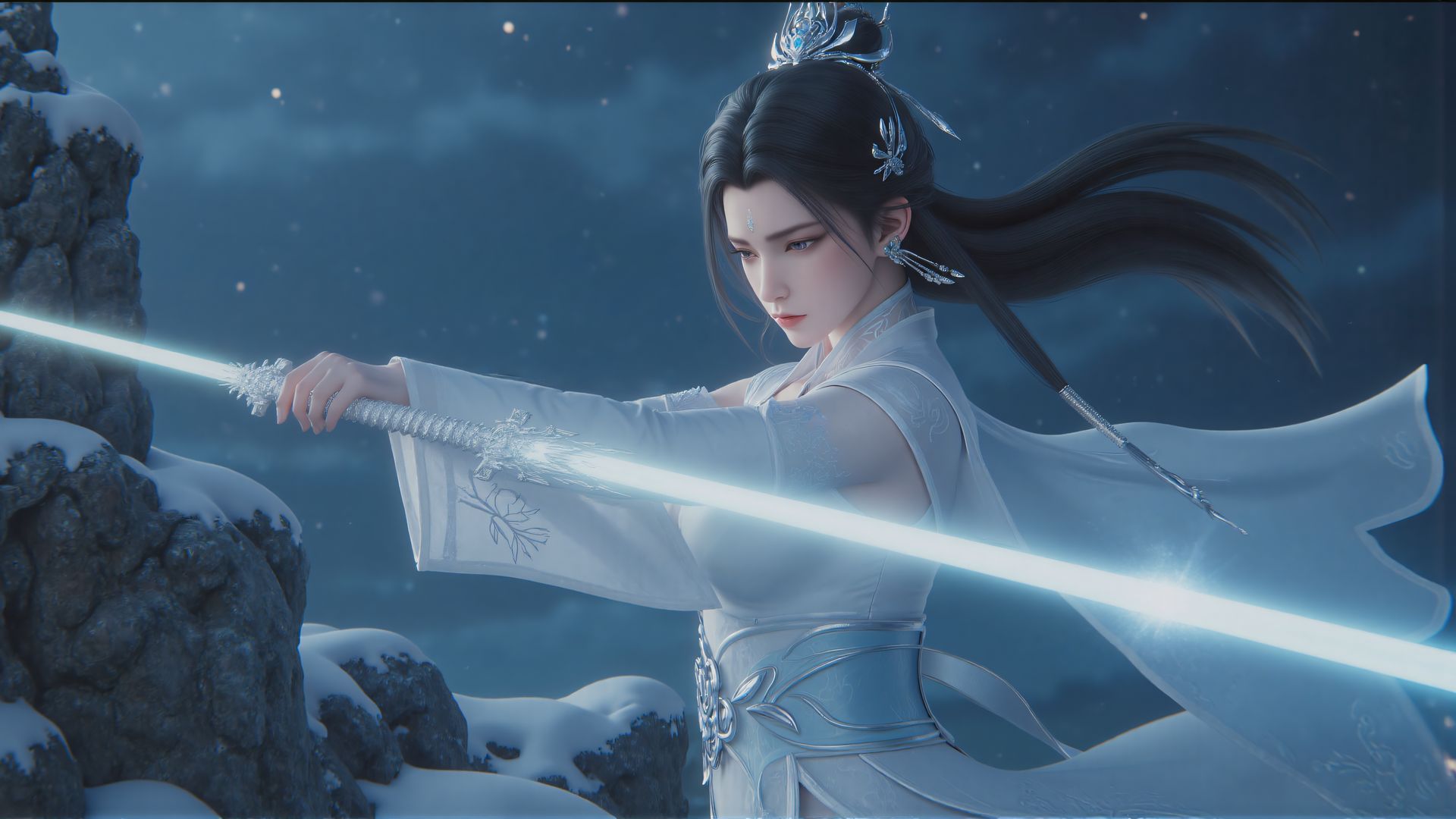 陆雪琪 绝美剑舞 电脑桌面壁纸 国漫女神 古风 诛仙,第3张 陆雪琪 绝美剑舞 电脑桌面壁纸 国漫女神 古风 诛仙,第3张