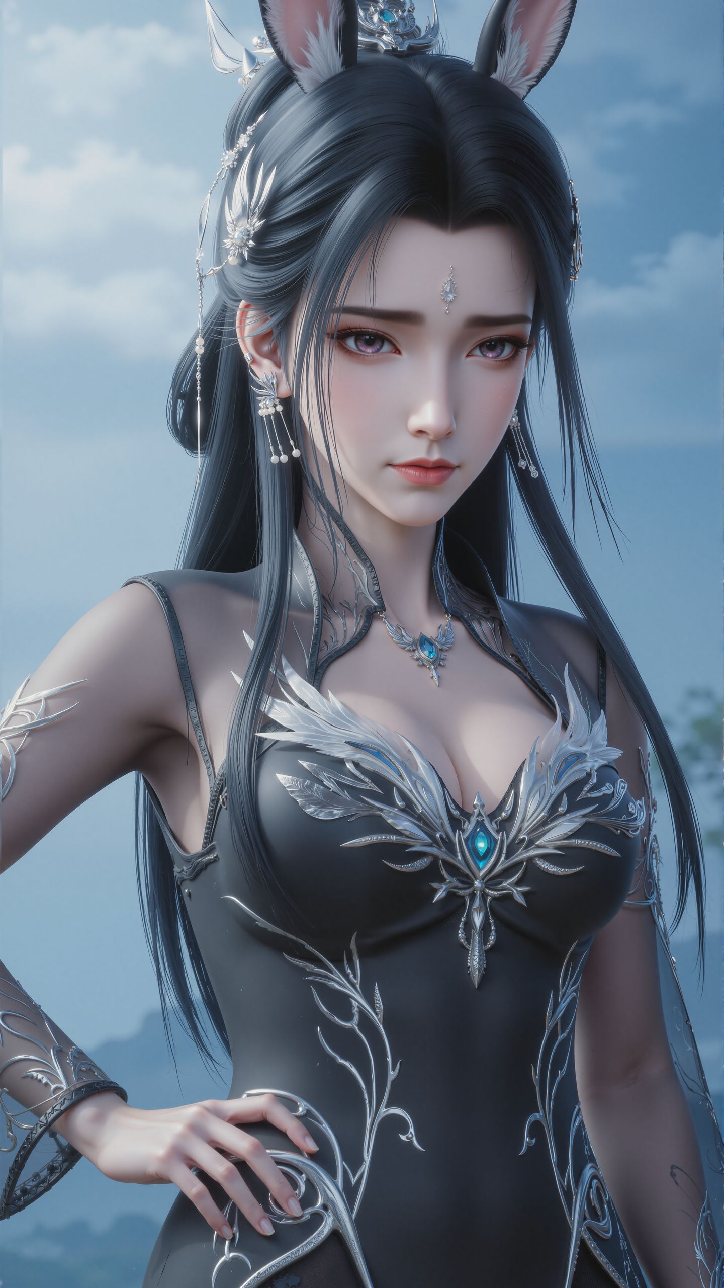 陆雪琪 暗黑系壁纸 动漫国漫 诛仙动画 超高清美图壁纸,第1张
